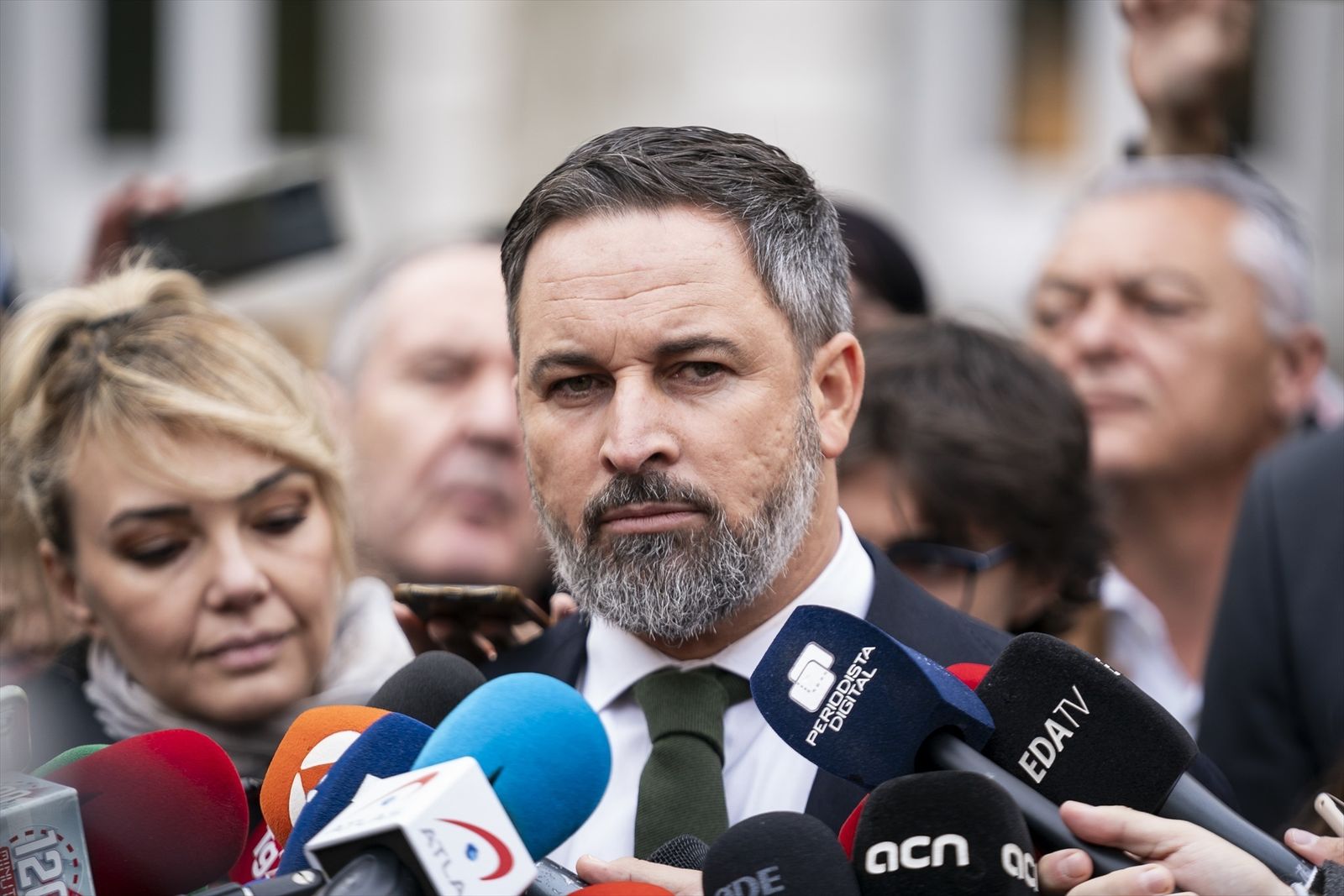 El líder de Vox, Santiago Abascal