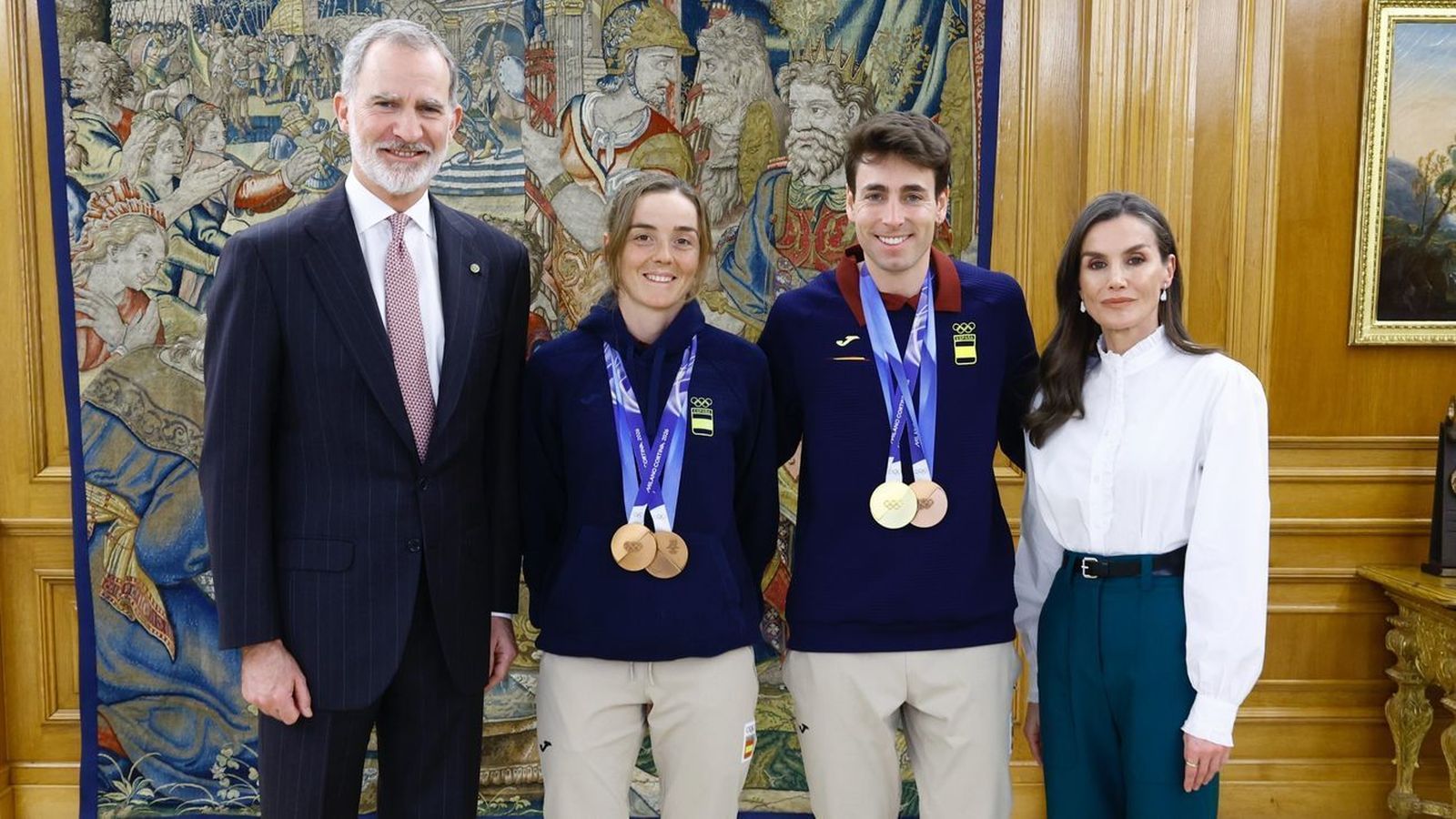 Felipe VI, Oriol Cardona, Ana Alonso y Letizia