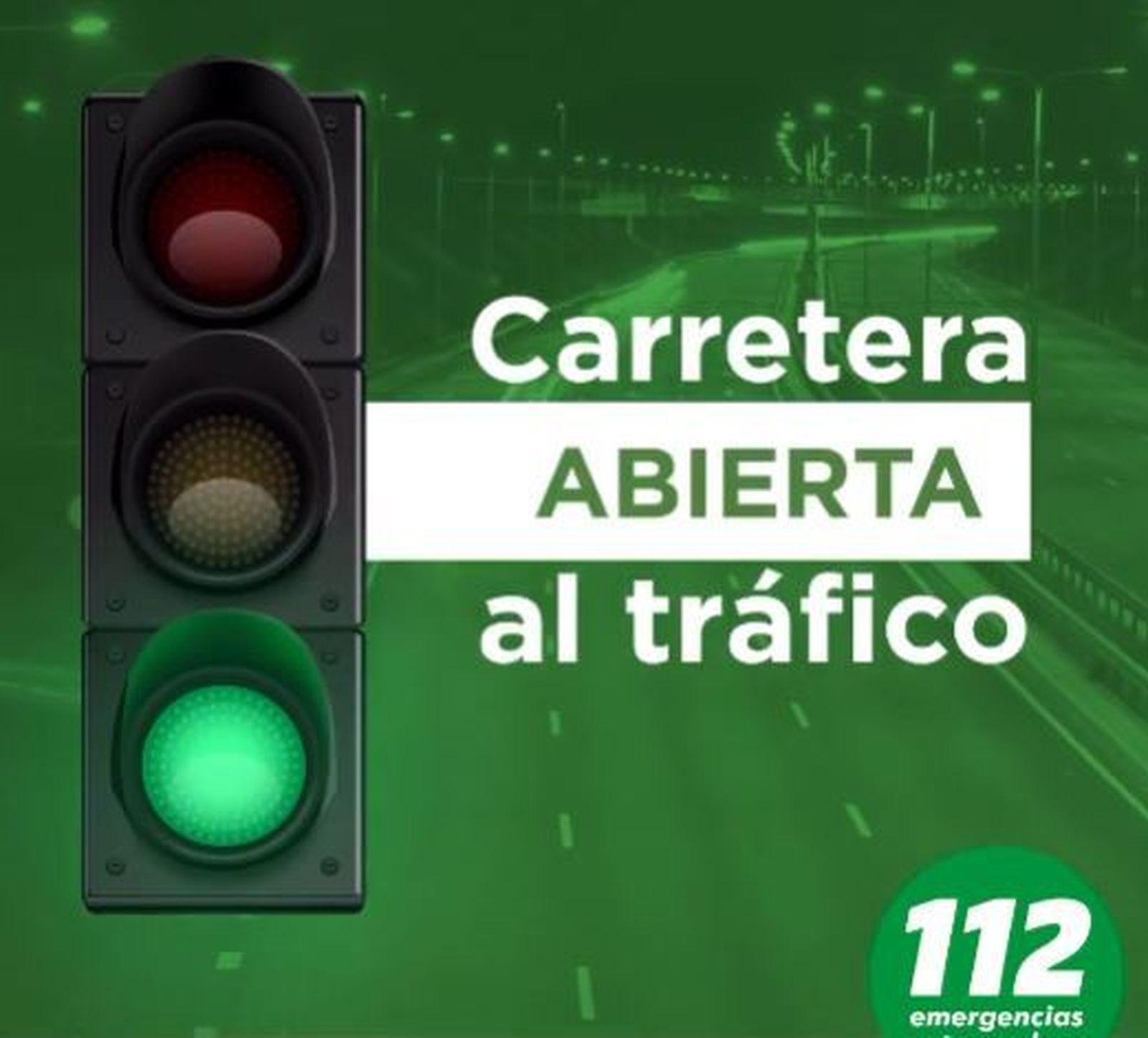 Aviso 112 Extremadura en la A-5