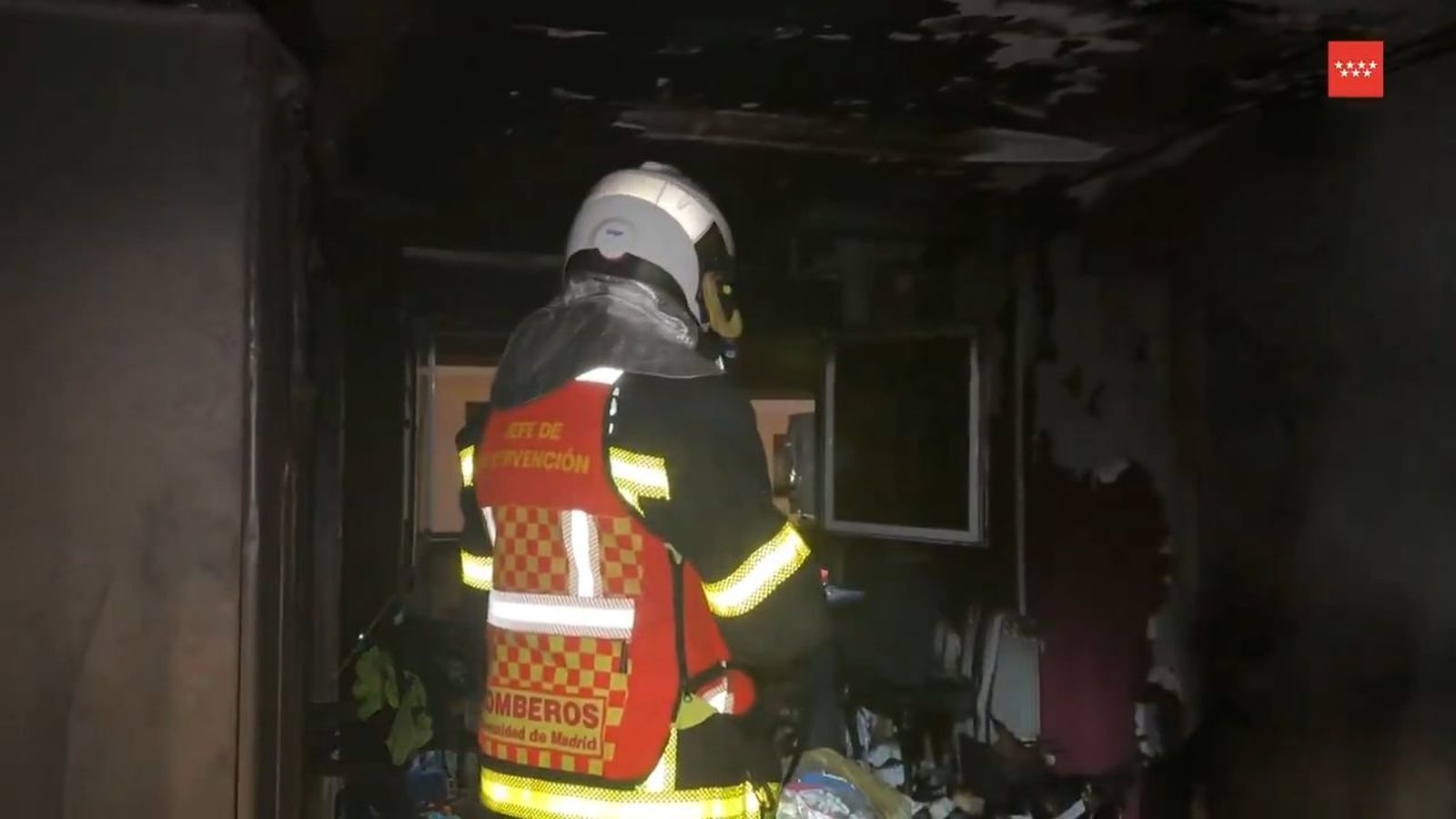 Muere un hombre de 65 años en el incendio de su vivienda en Collado Villalba