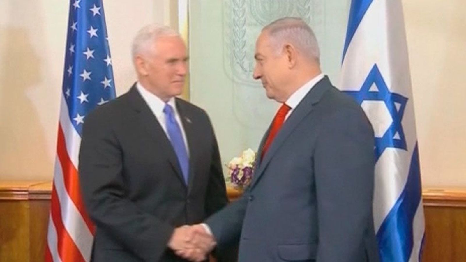 Pence anuncia la apertura de la embajada de EEUU en Jerusalén antes de 2020