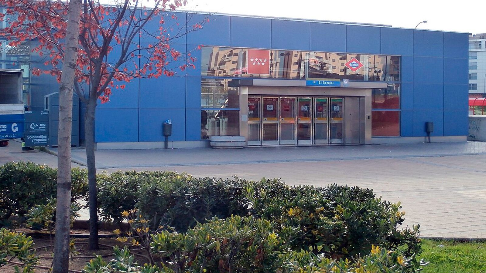 Estación de  Metro de El Bercial, en Getafe