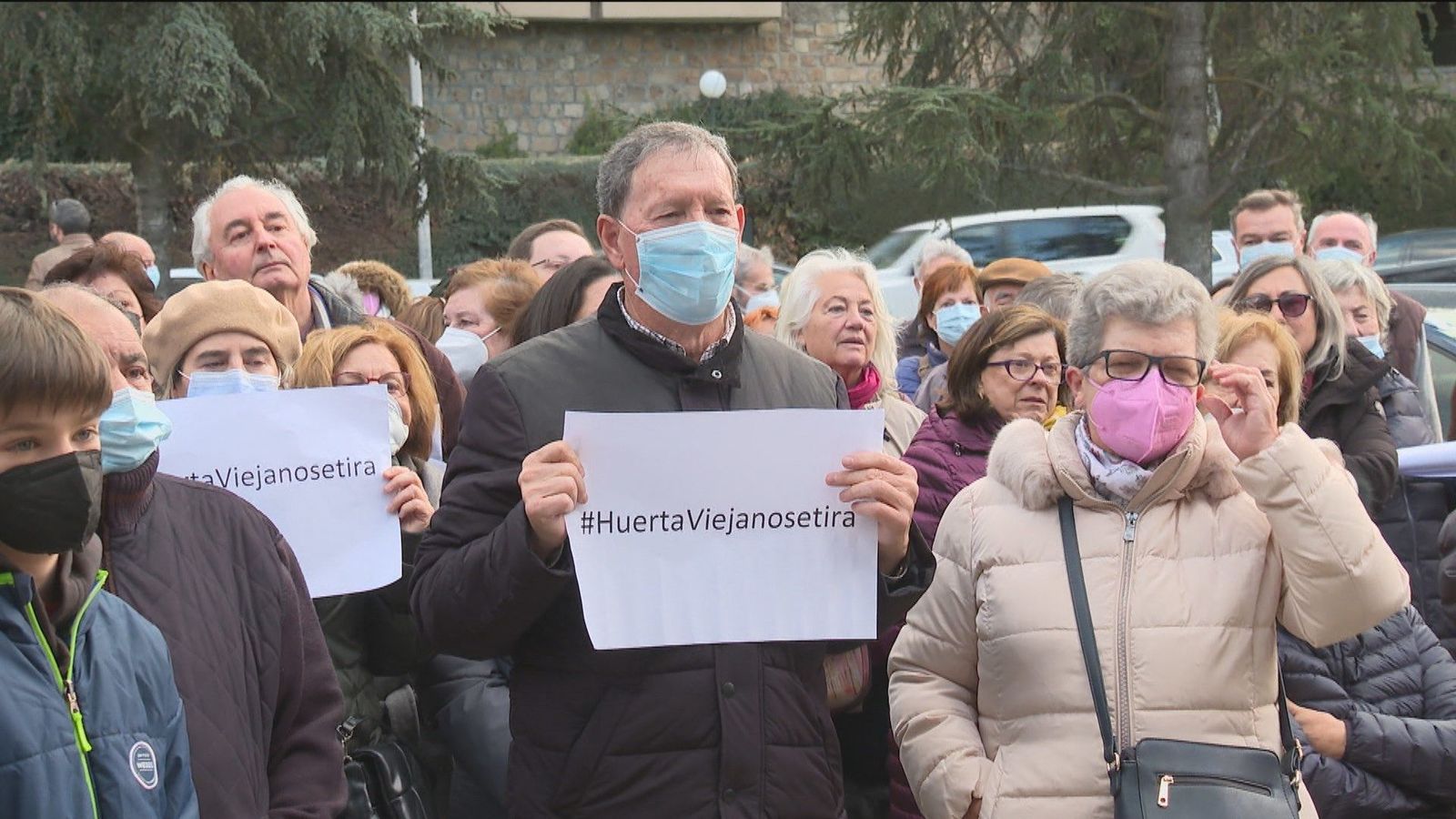 Manifestación en Majadahonda para 'defender' el polideportivo Huerta Vieja