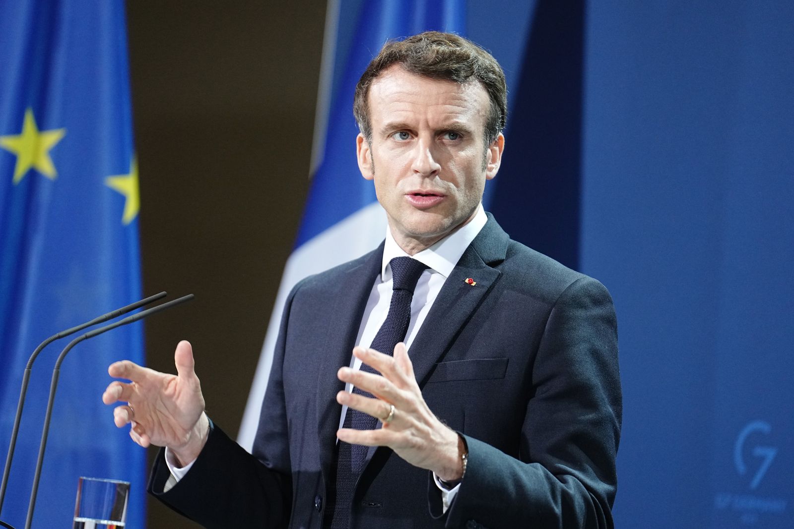 El presidente francés, Enmanuel Macron