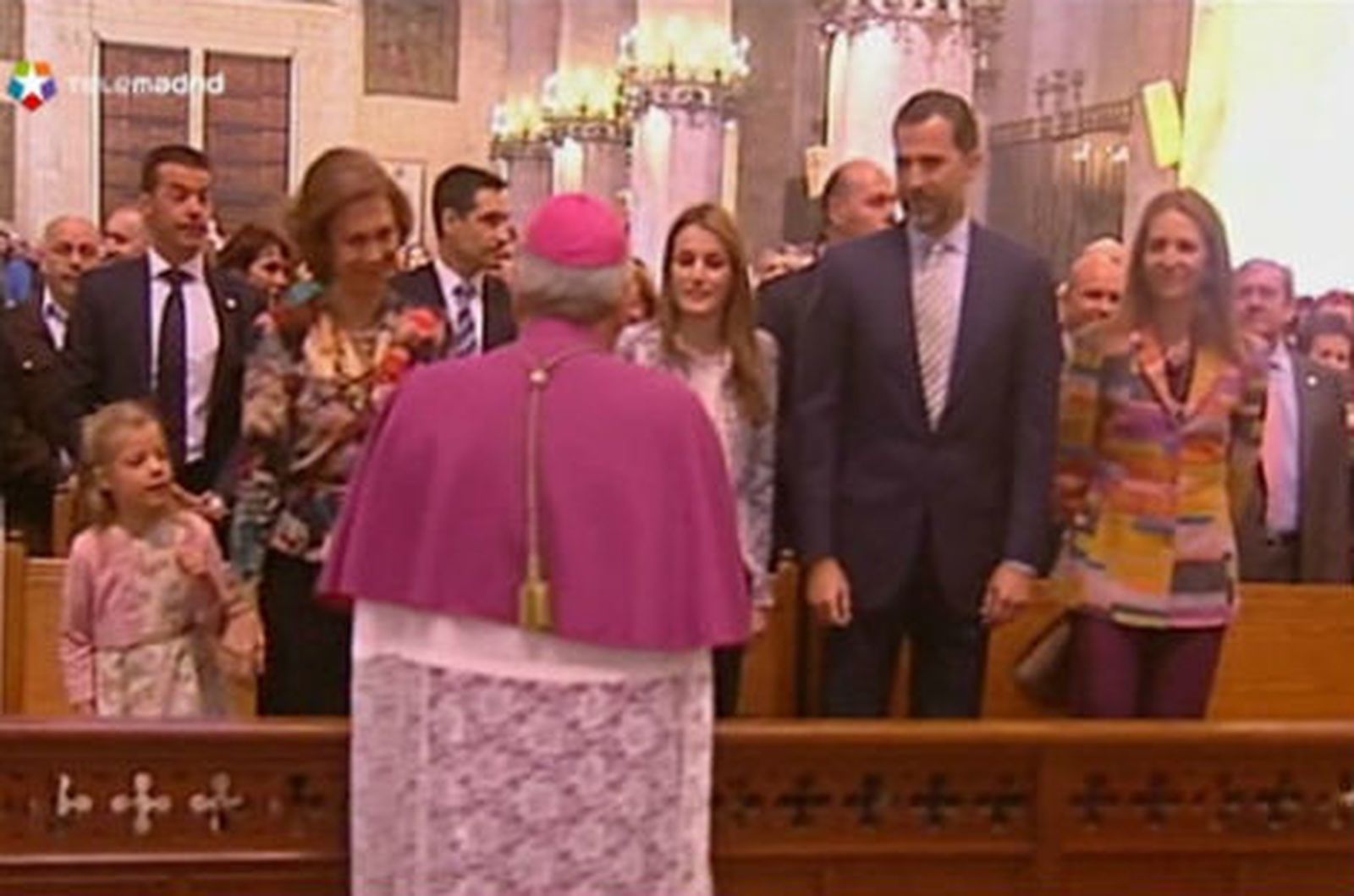 Misa de Pascua, Familia Real
