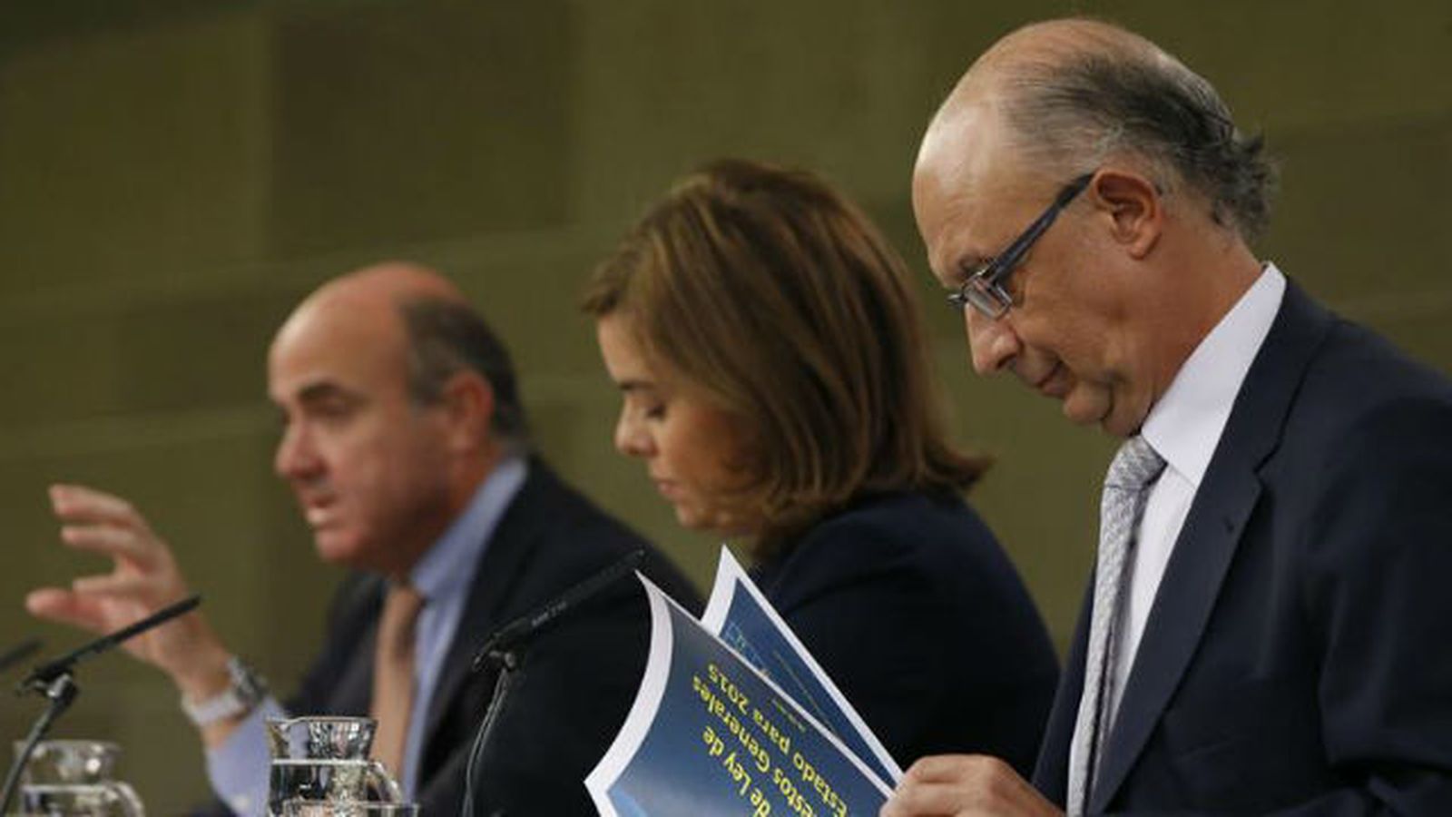 De Guindos, Soraya y Montoro