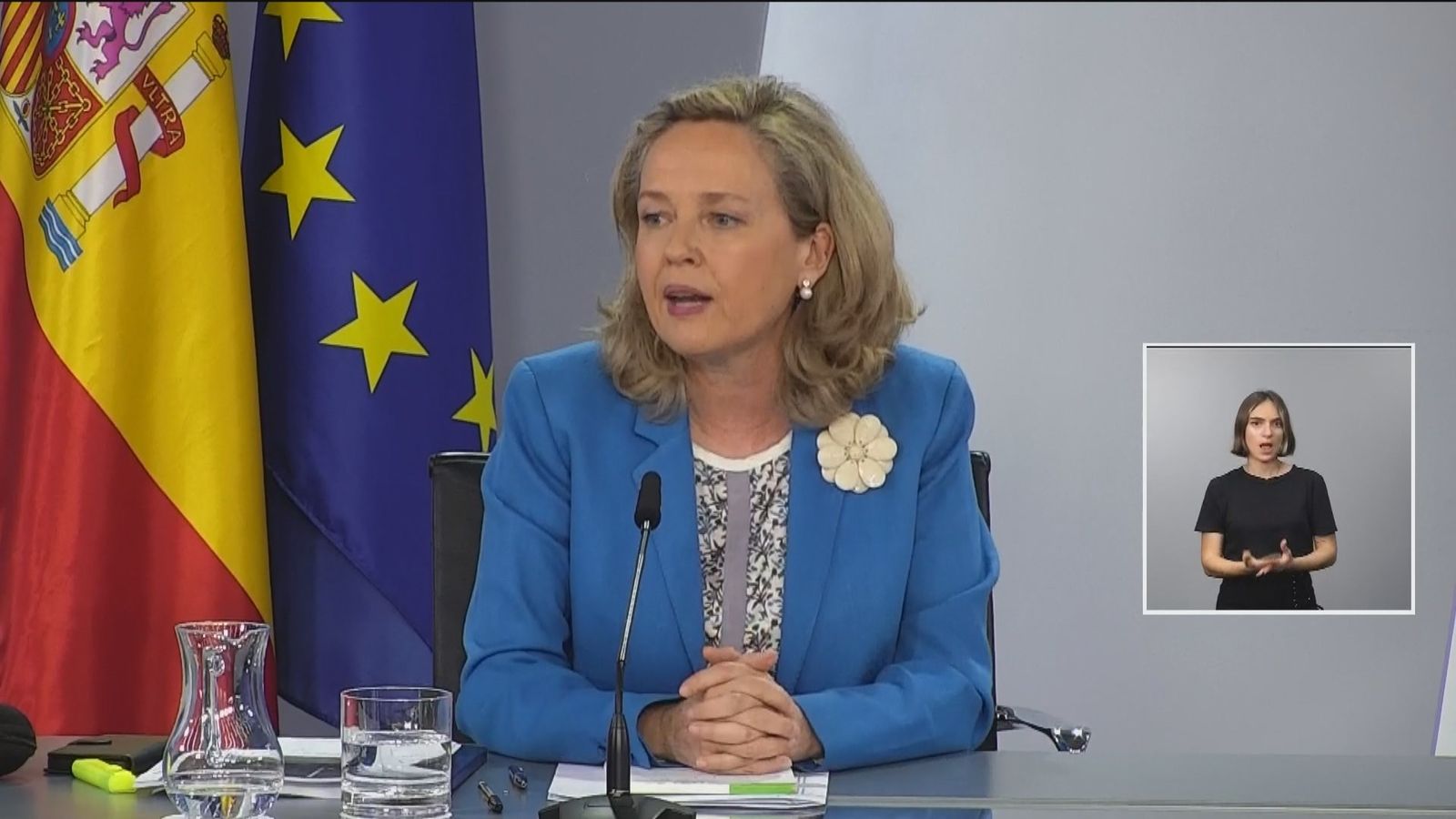 La vicepresidenta primera, Nadia Calviño