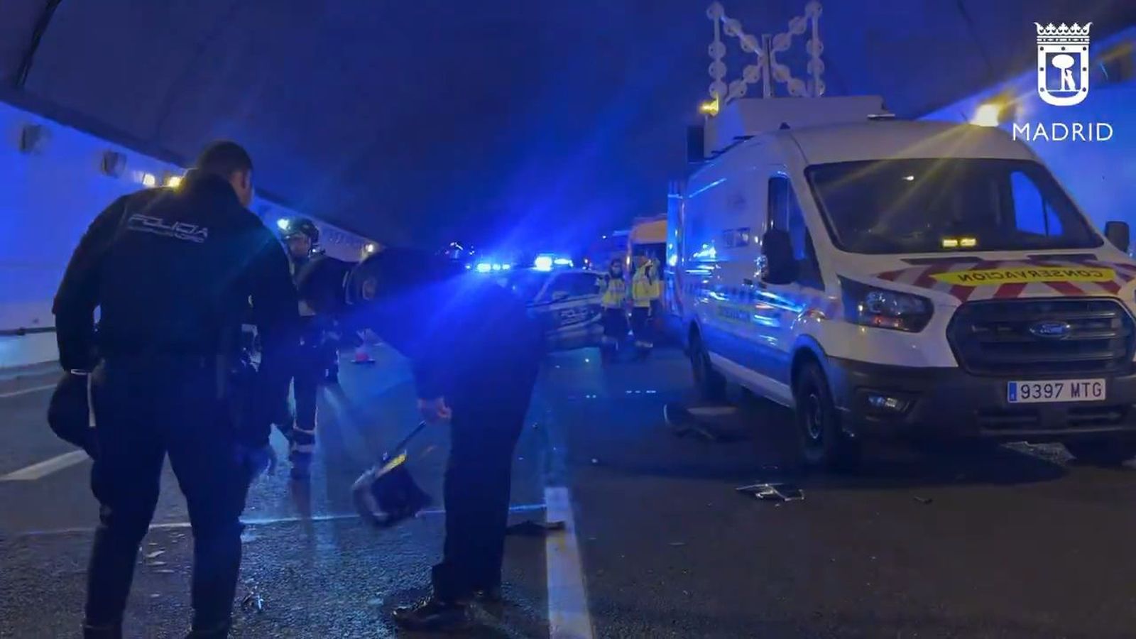 Accidente de moto en la M-23.