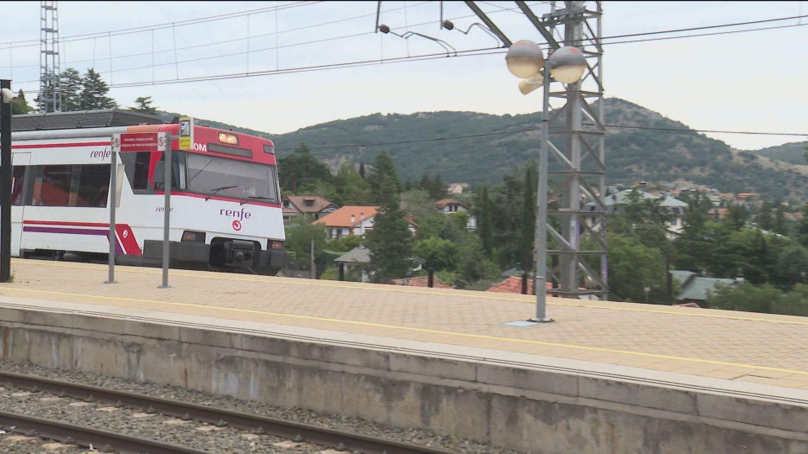 Avería C-9 Cercanías en Cercedilla
