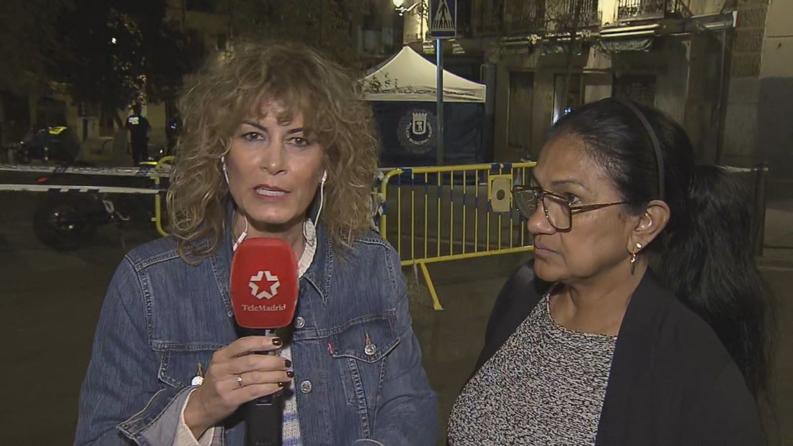 Conmoción entre los vecinos del centro de Madrid tras el derrumbe del edificio