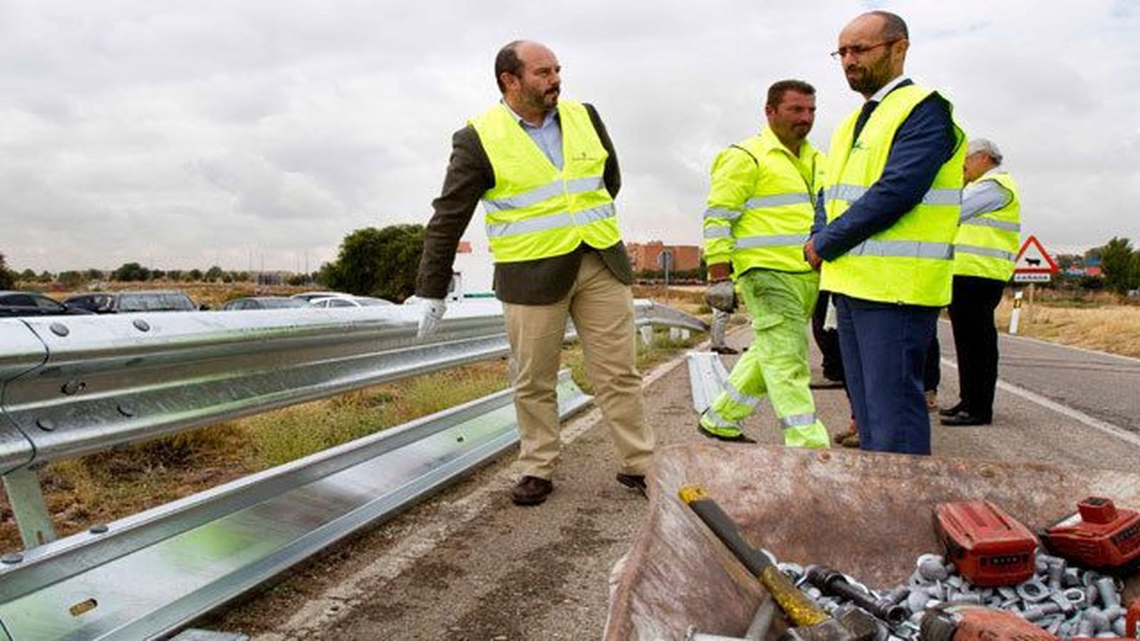 El Plan de instalación de barreras de protección para motoristas, ejecutado al 80%