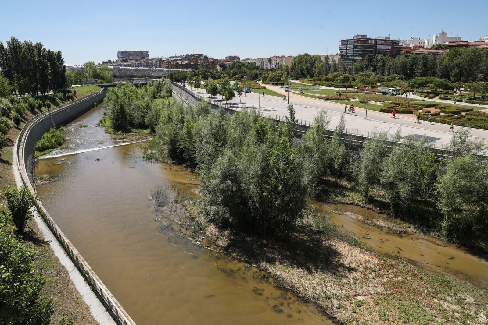 Tramo urbano del río Manzanares
