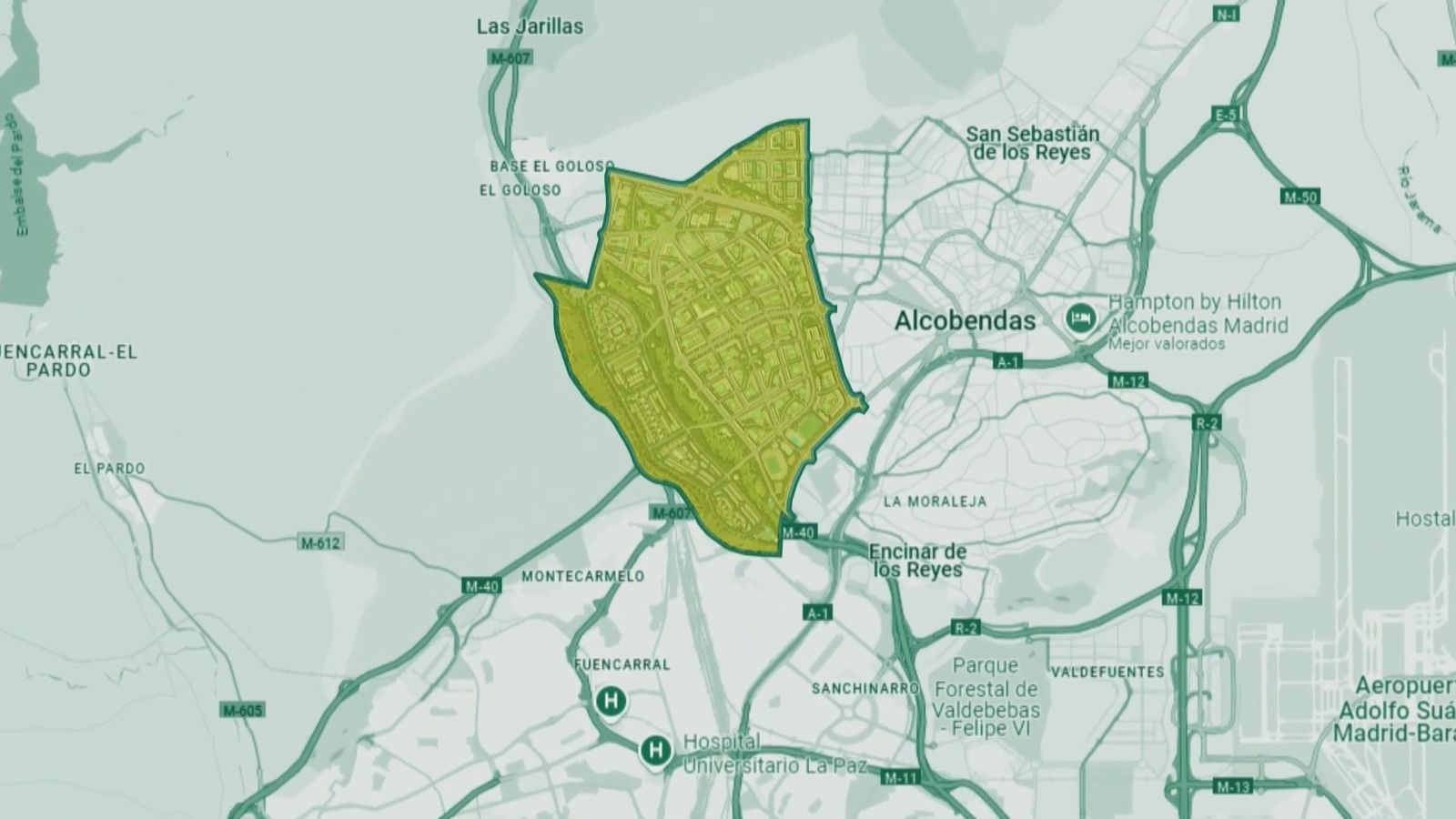 Paralizada la urbanización Valgrande, en Alcobendas.