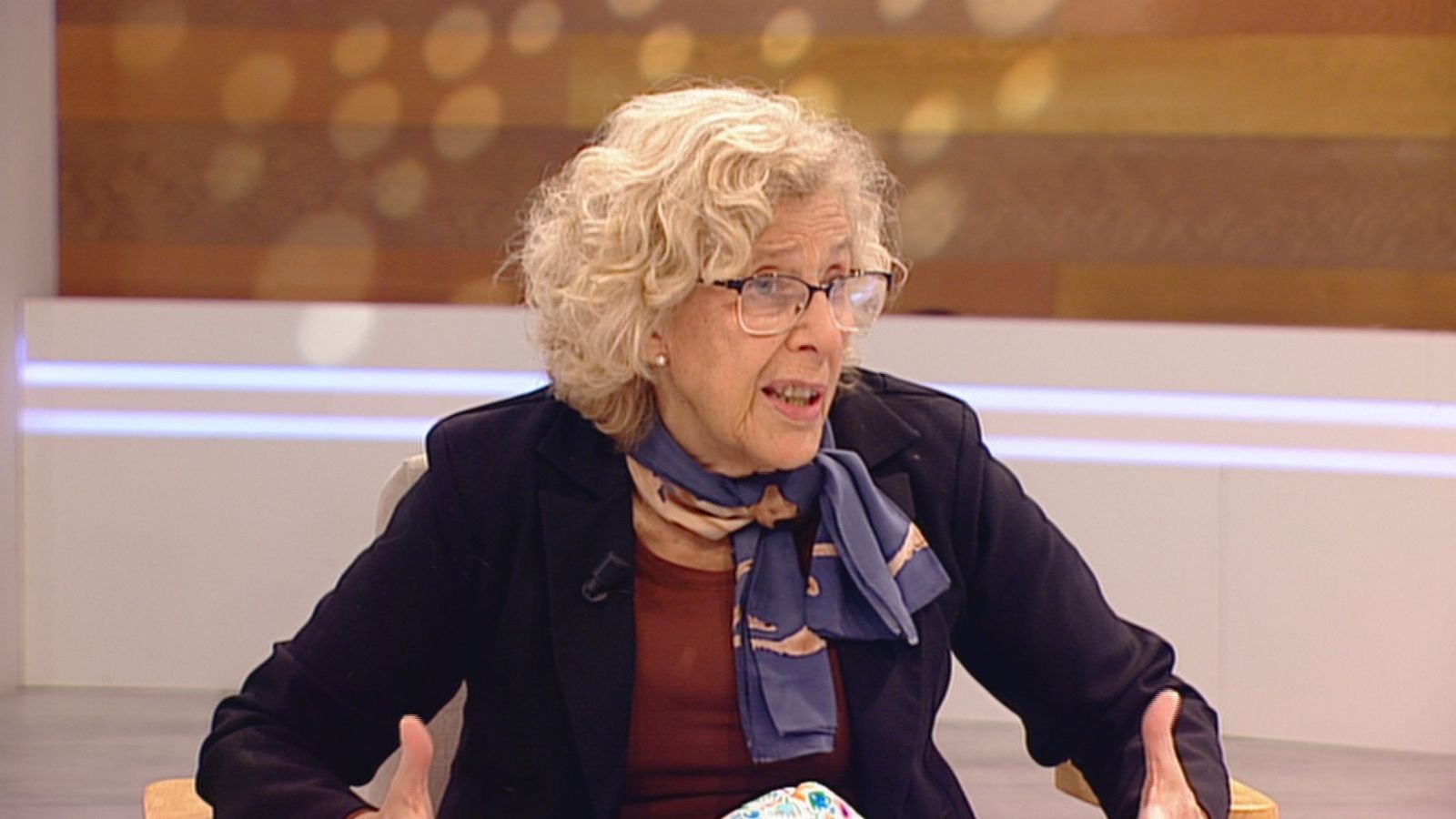 Manuela Carmena, ex alcaldesa de Madrid, en Café y Parole con Euprepio Padula