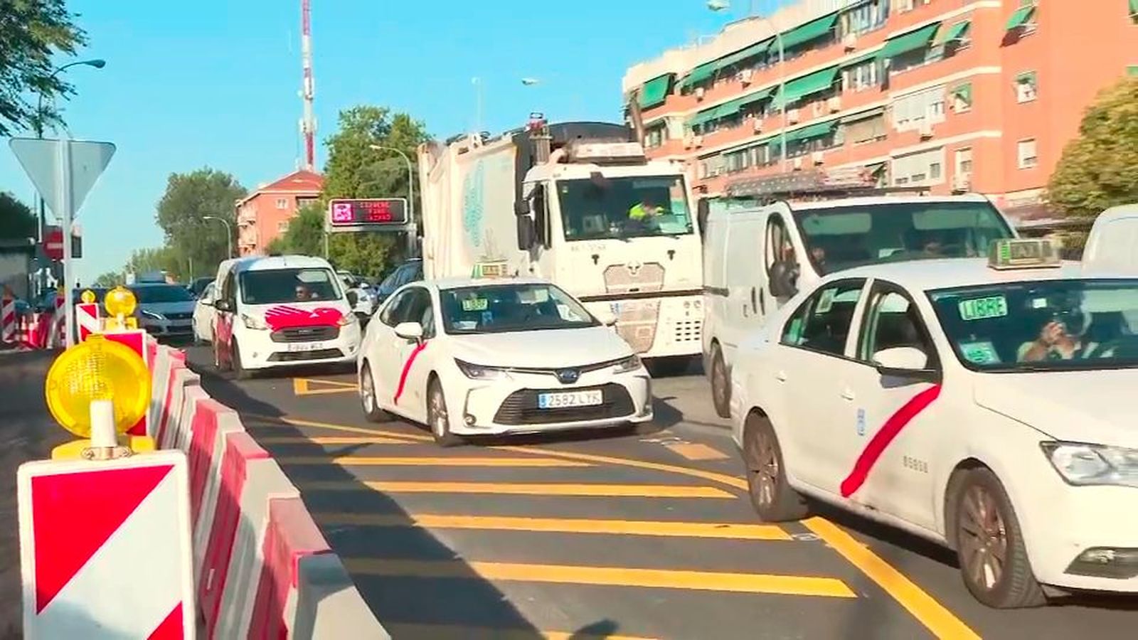 Entran en vigor los nuevos desvíos en la A-5 por las obras del soterramiento entre Padre Piquer y Boadilla