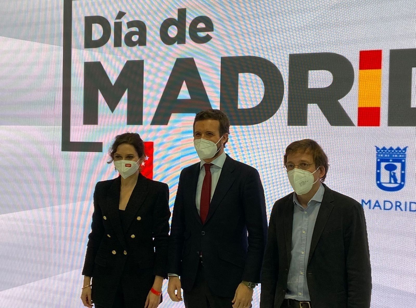 Ayuso, Casado y Almeida, en Fitur 2022