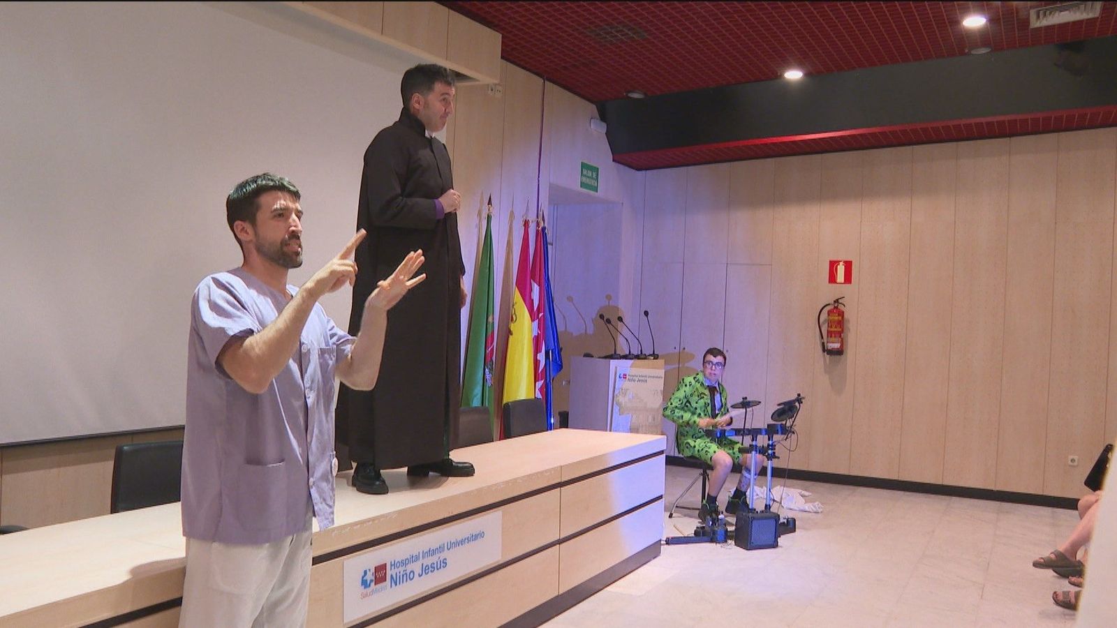 El Hospital Niño Jesús se convierte en teatro