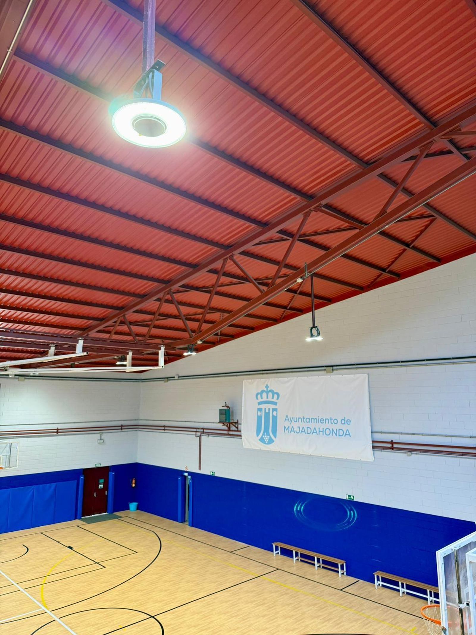 Interior del Polideportivo Municipal El Tejar de Majadahonda