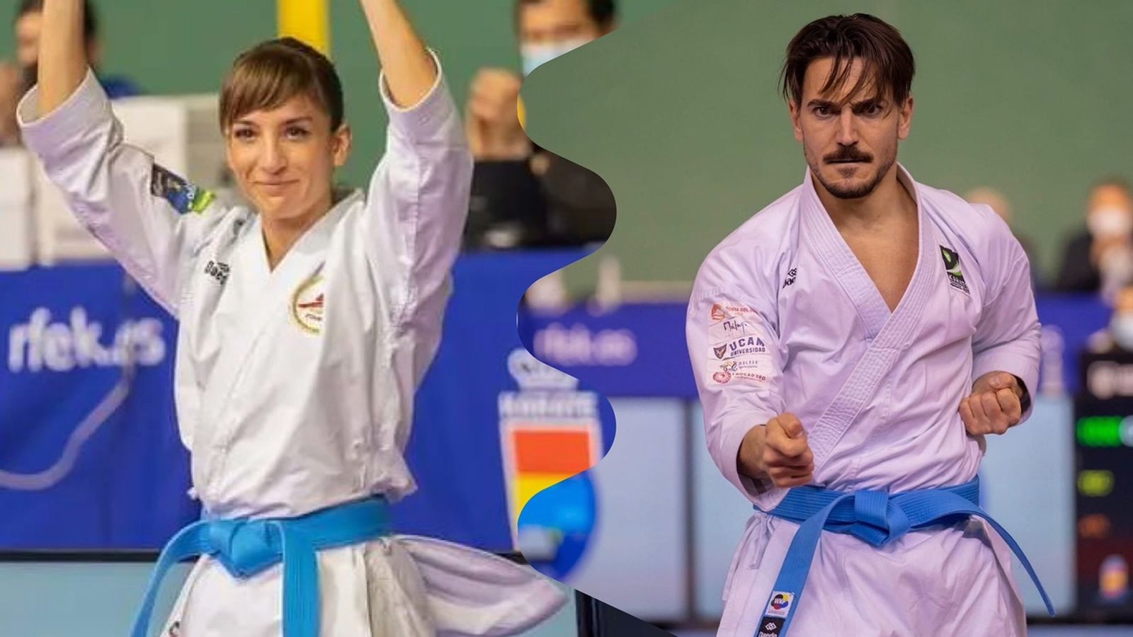 Sandra Sánchez y Damián Quintero