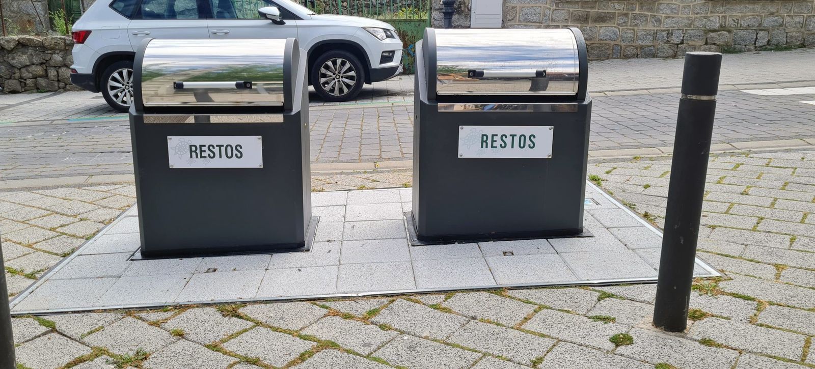 Buzones para la recogida de basuras en Galapagar