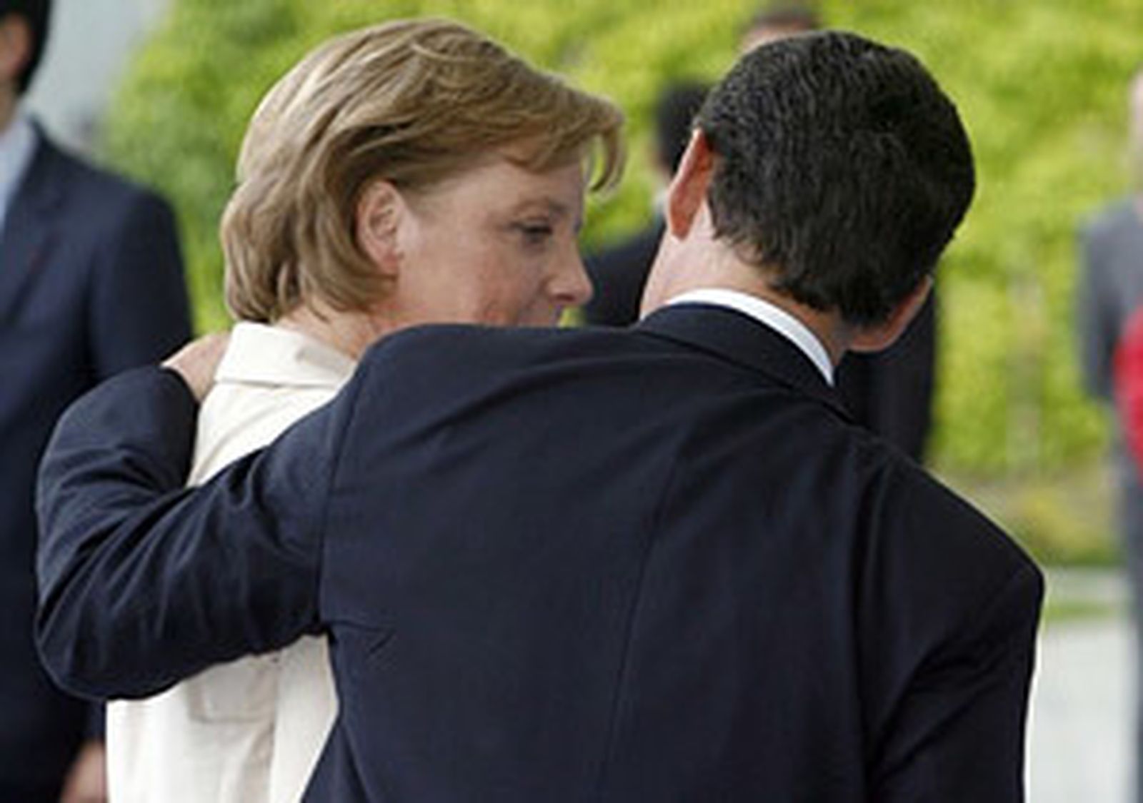 Angela Merkel Y Nicolas Sarkozy