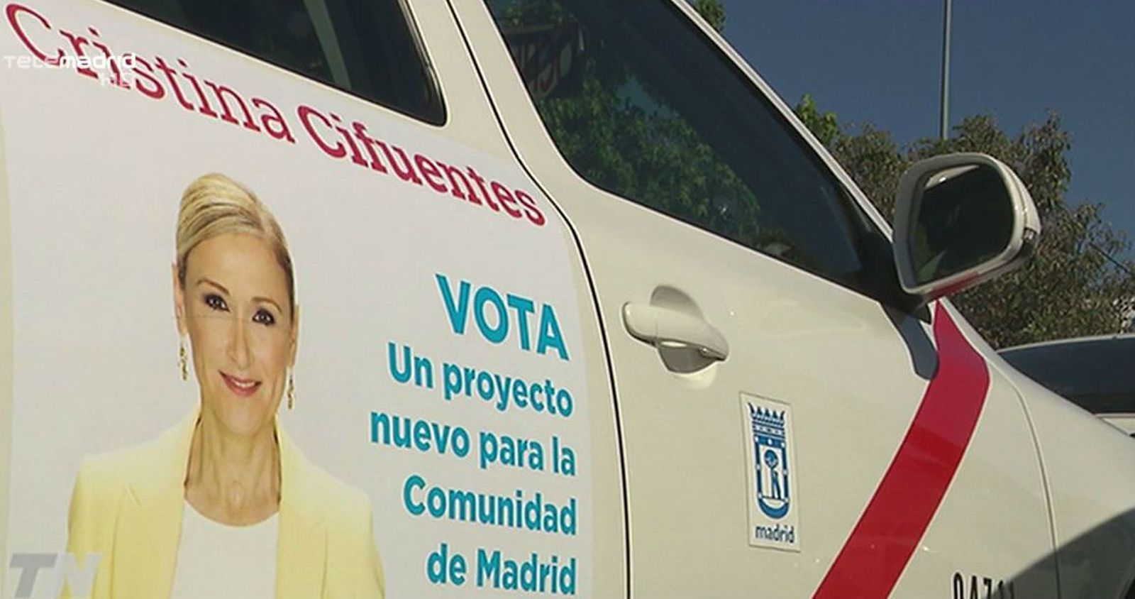 La publicidad electoral en los taxis de Madrid genera enfrentamientos en el sector