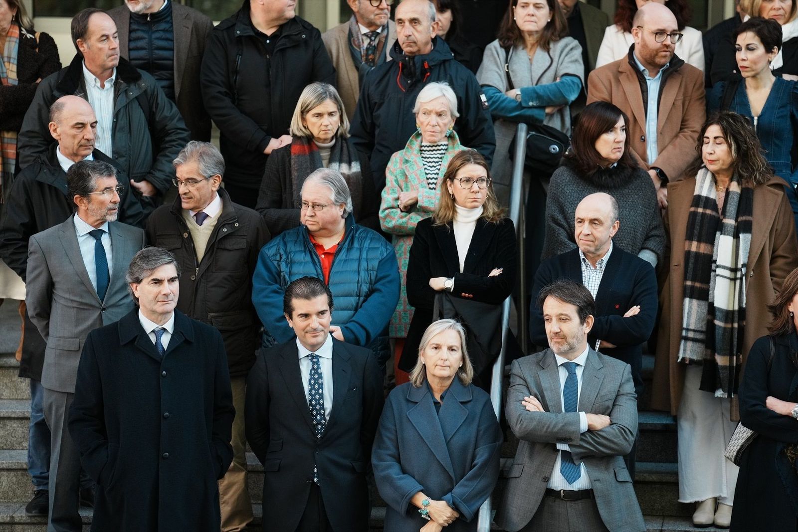 Jueces y fiscales del País Vasco se concentran en contra de la amnistía