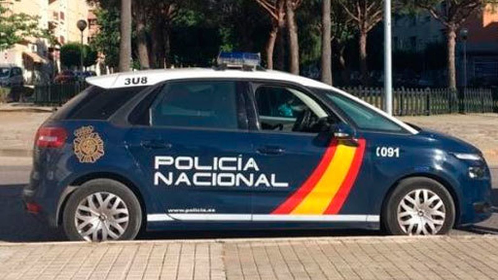 Coche patrulla de la Policía Nacional