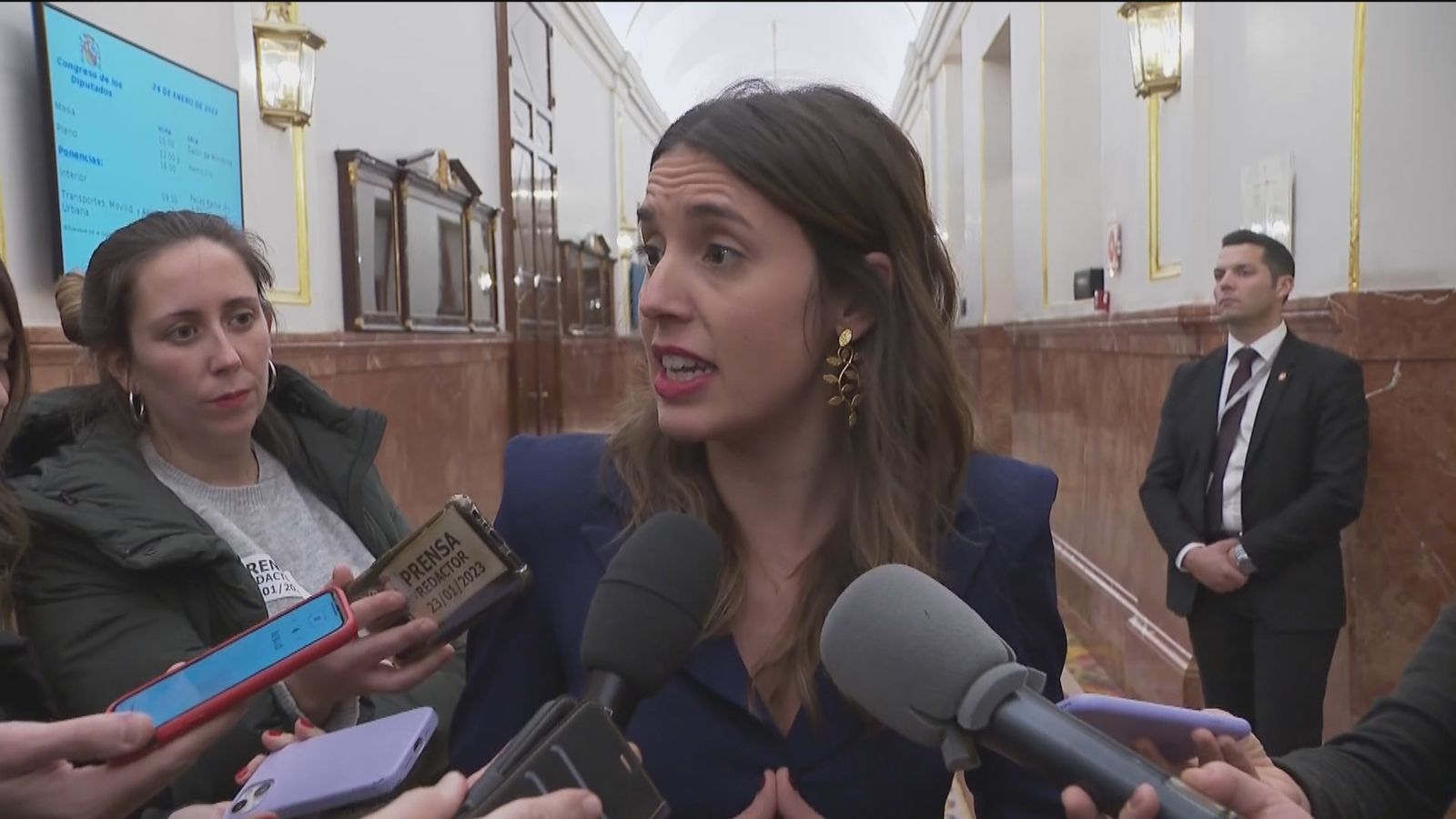 Irene Montero defiende la ley del solo 'Si es si'