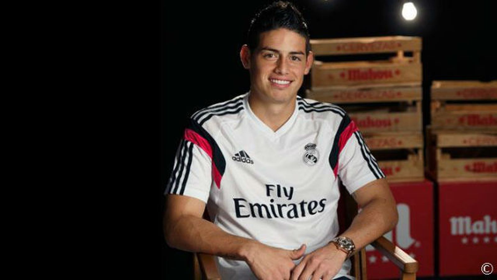 James Rodríguez, jugador del Real Madrid