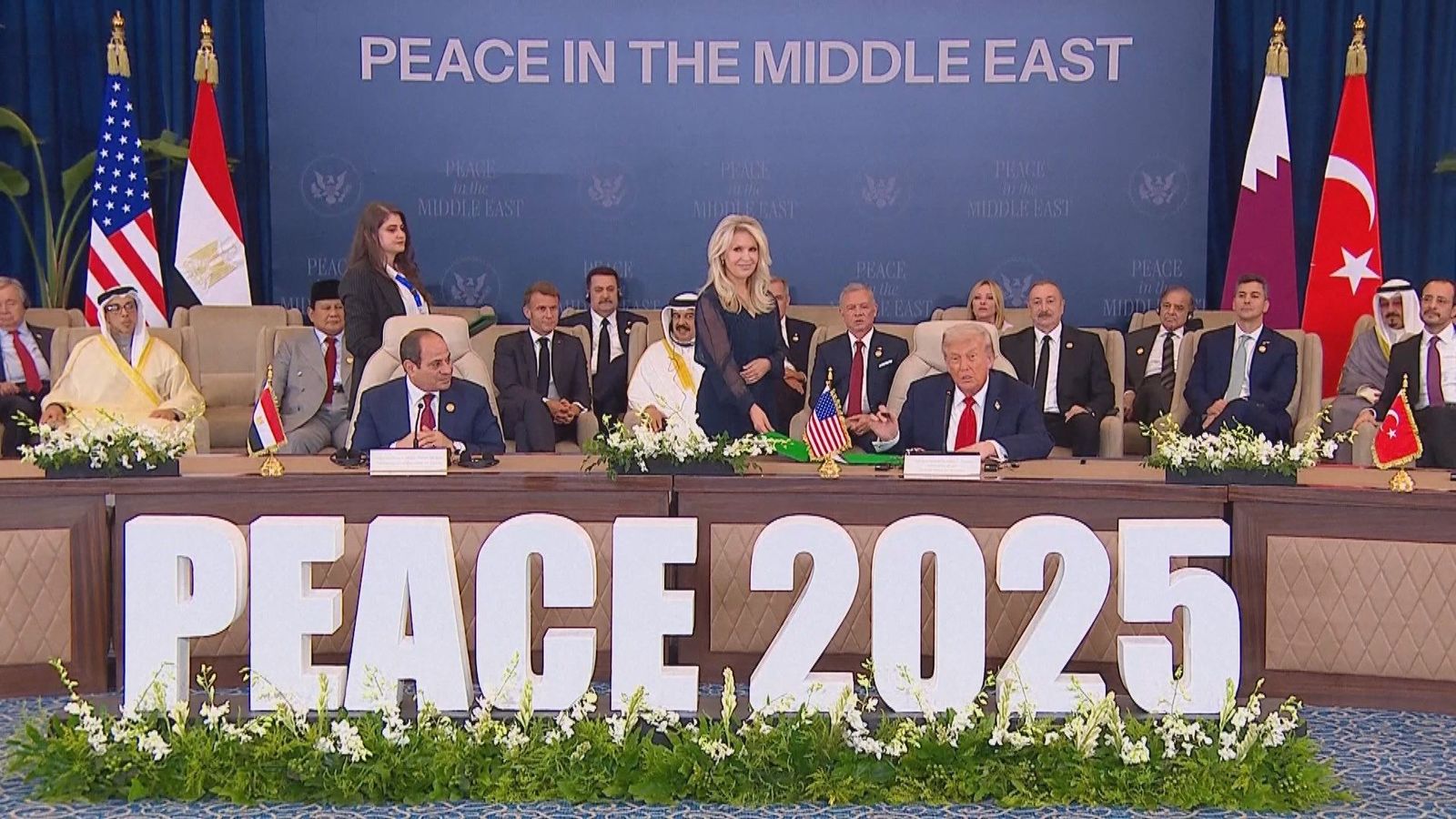 Trump tras firmar el acuerdo de Gaza: "Nunca antes había visto tanta felicidad"