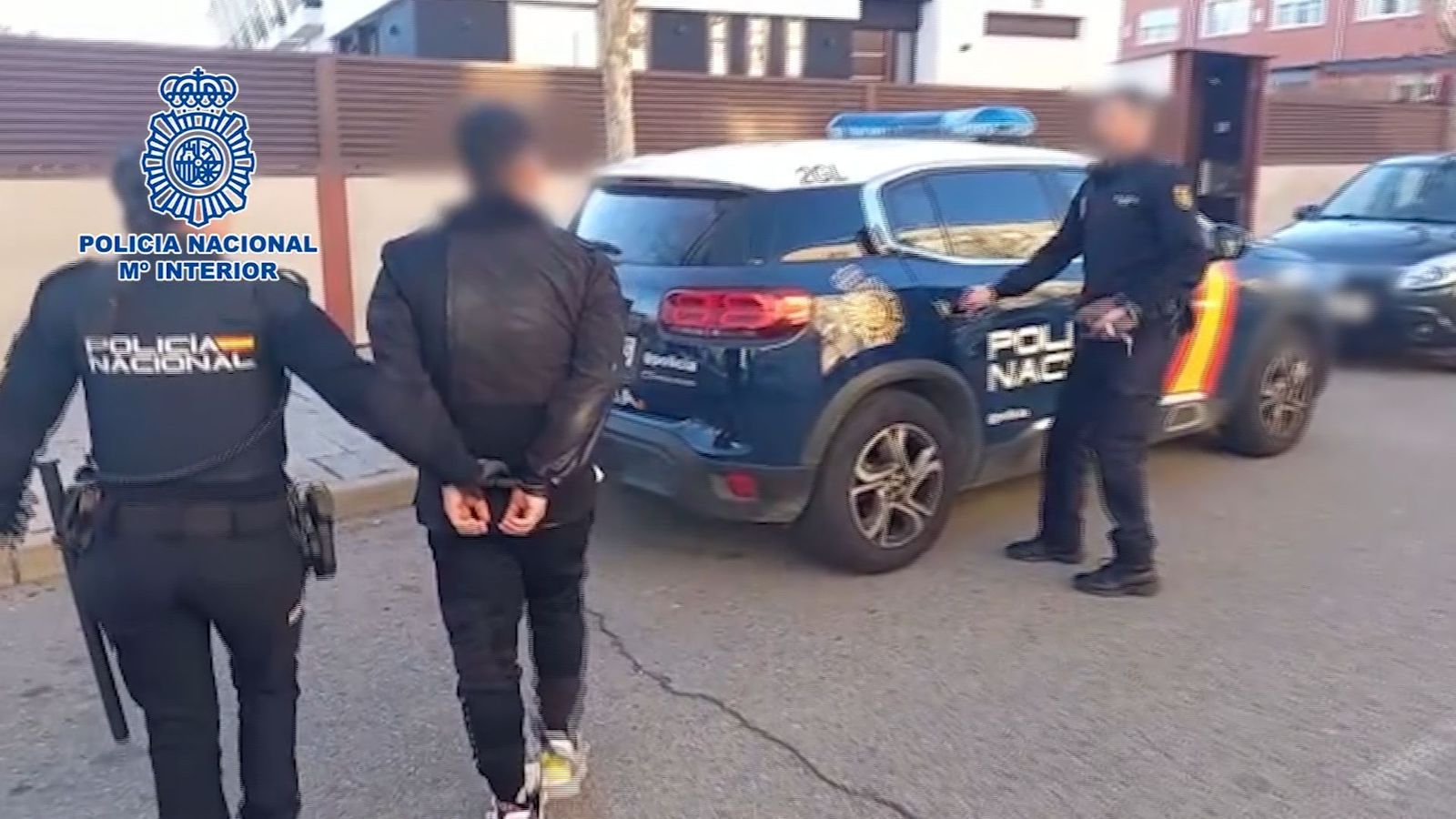 La Policía Nacional libera en Hortaleza a un hombre