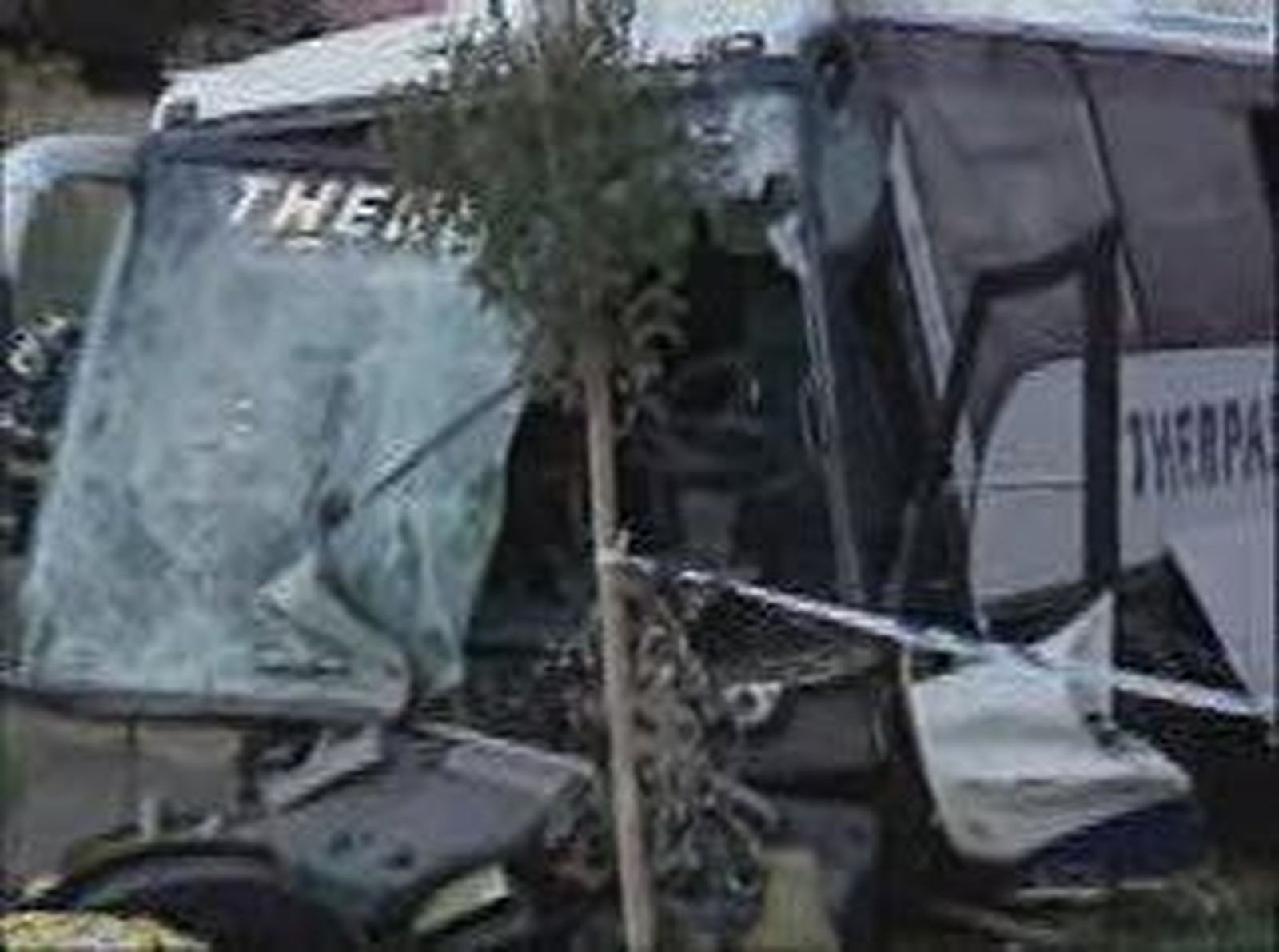Accidente bus en Zaragoza
