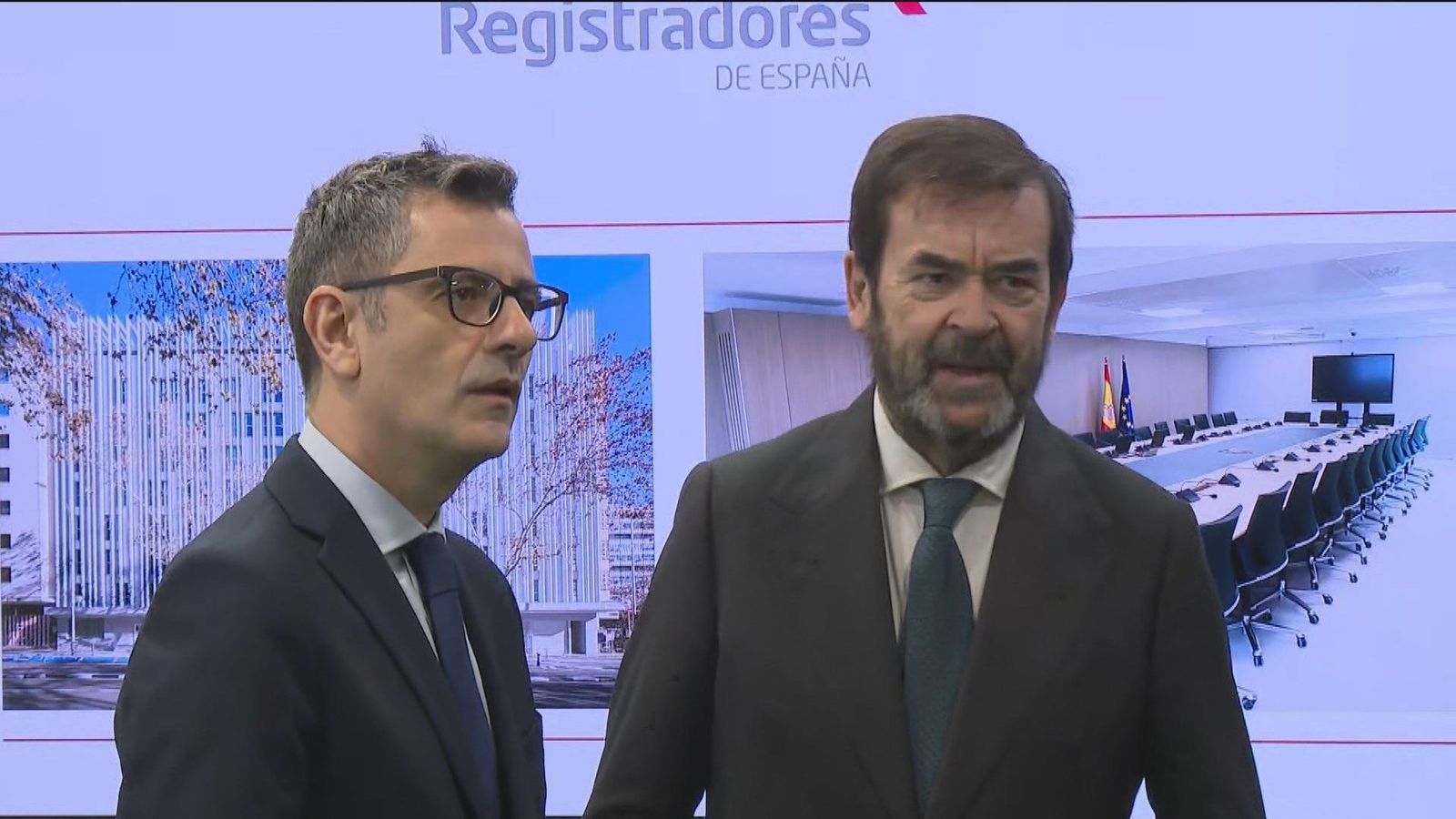 Bolaños y Guilarte, juntos en un acto en plena tensión por los ataques a los jueces