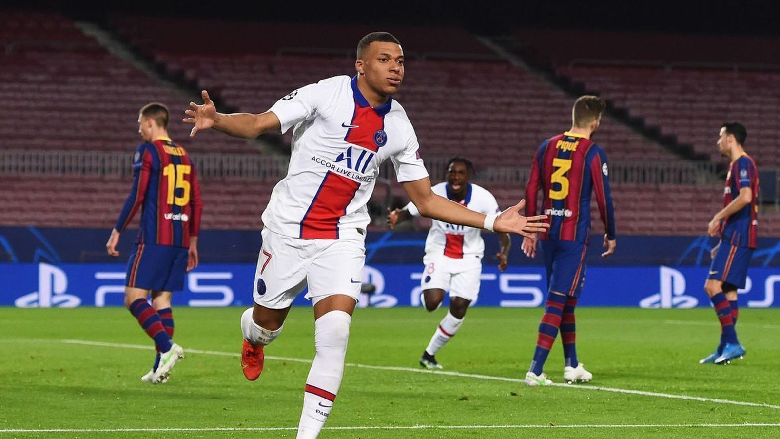 Mbappé ante el Barça