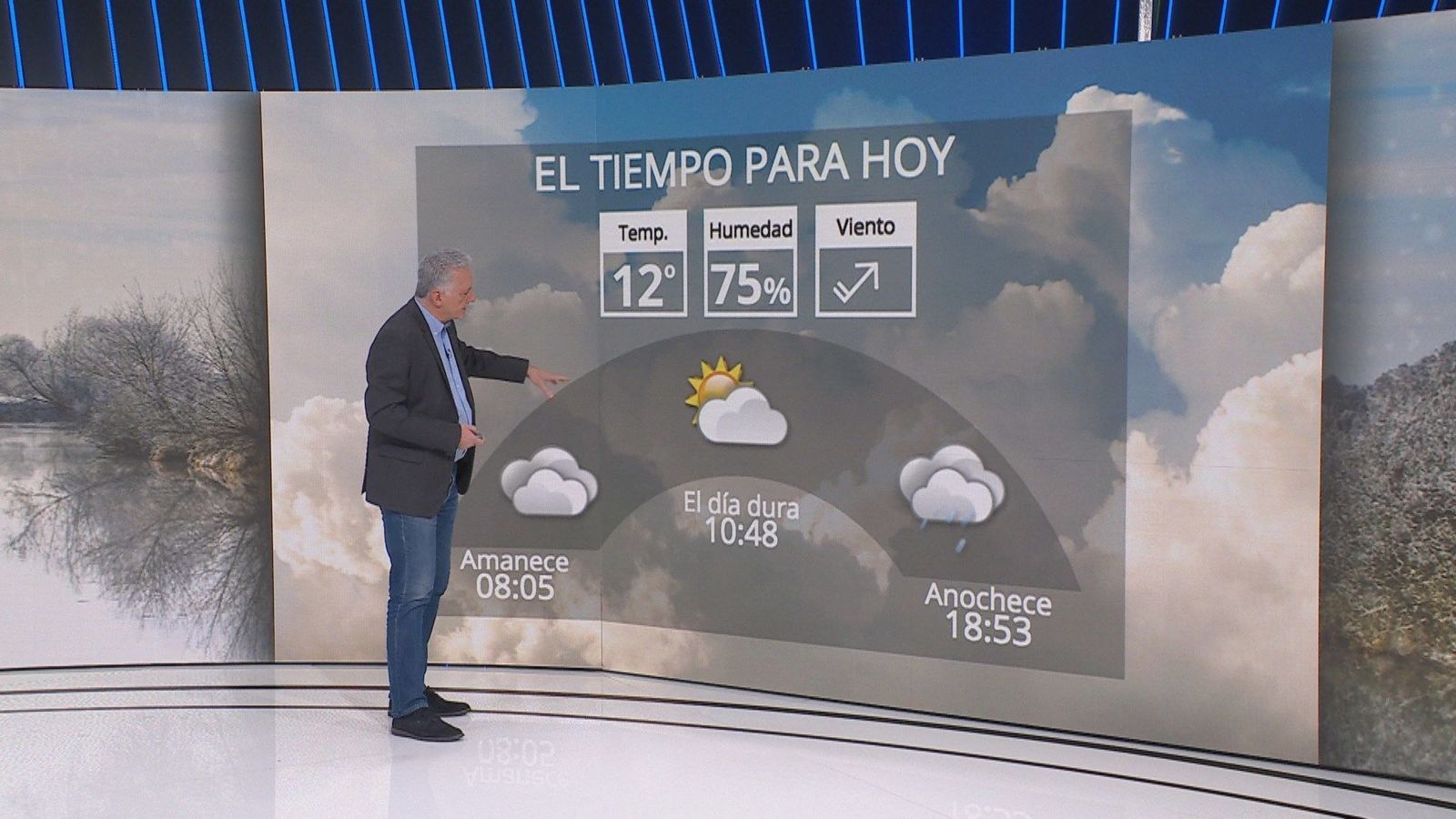 Miércoles con cielos nubosos en Madrid y mucho viento en la Sierra