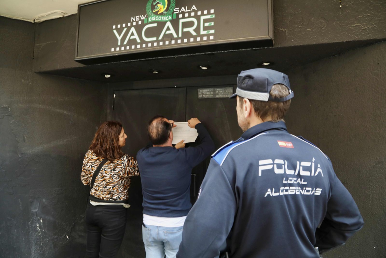 Clausura de un local en Alcobendas