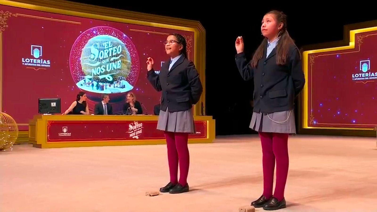 El momento en el que se ha cantado el segundo quinto premio de la Lotería de Navidad 2025