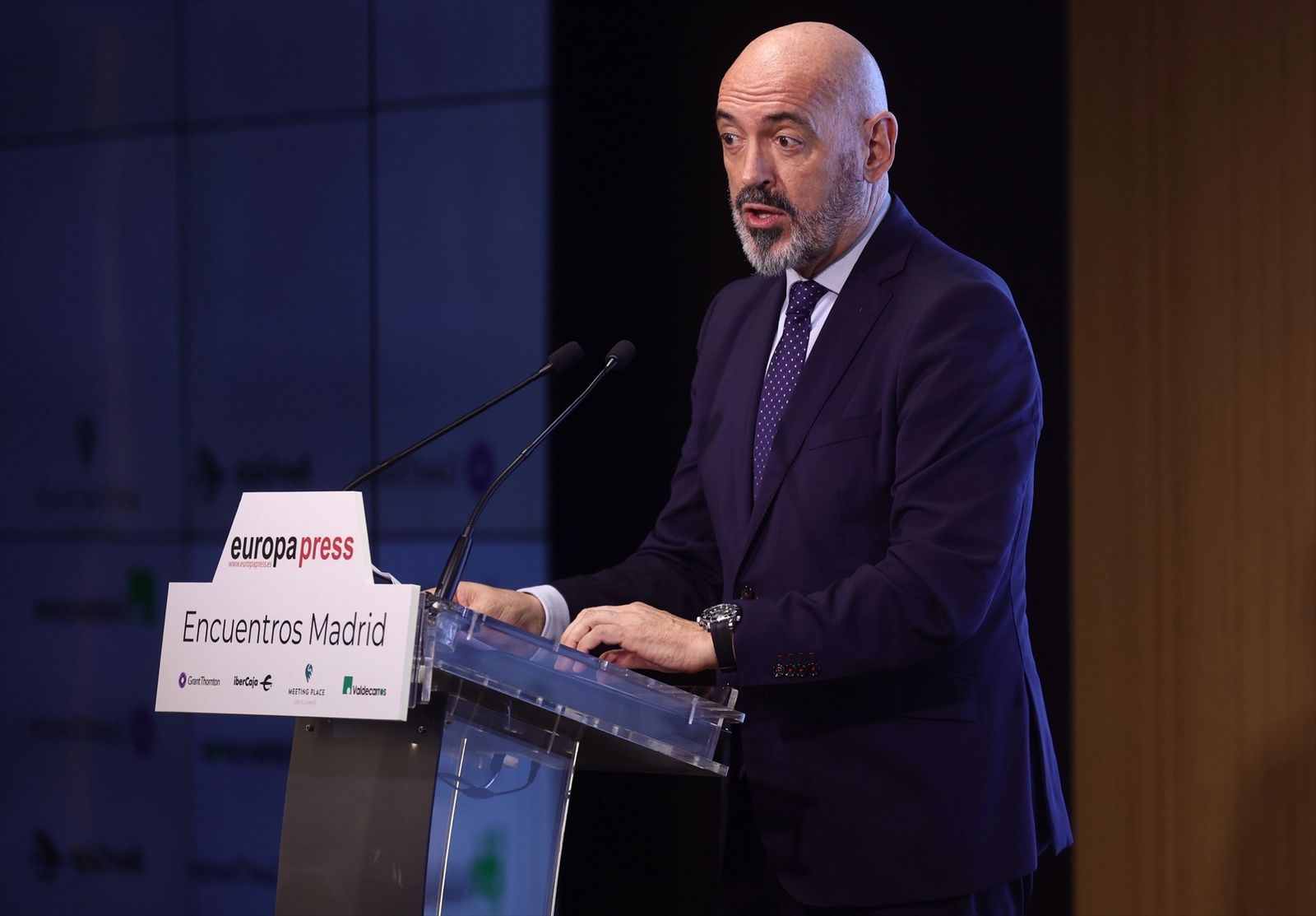 El rector de la Universidad Complutense de Madrid, Joaquín Goyache