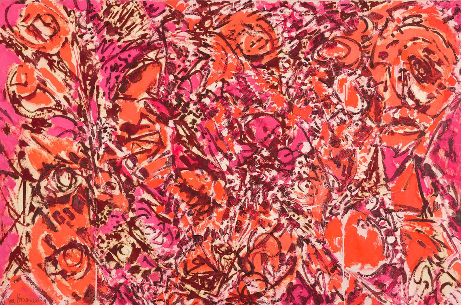 Lee Krasner (1908–1984) fue pionera del Expresionismo Abstracto