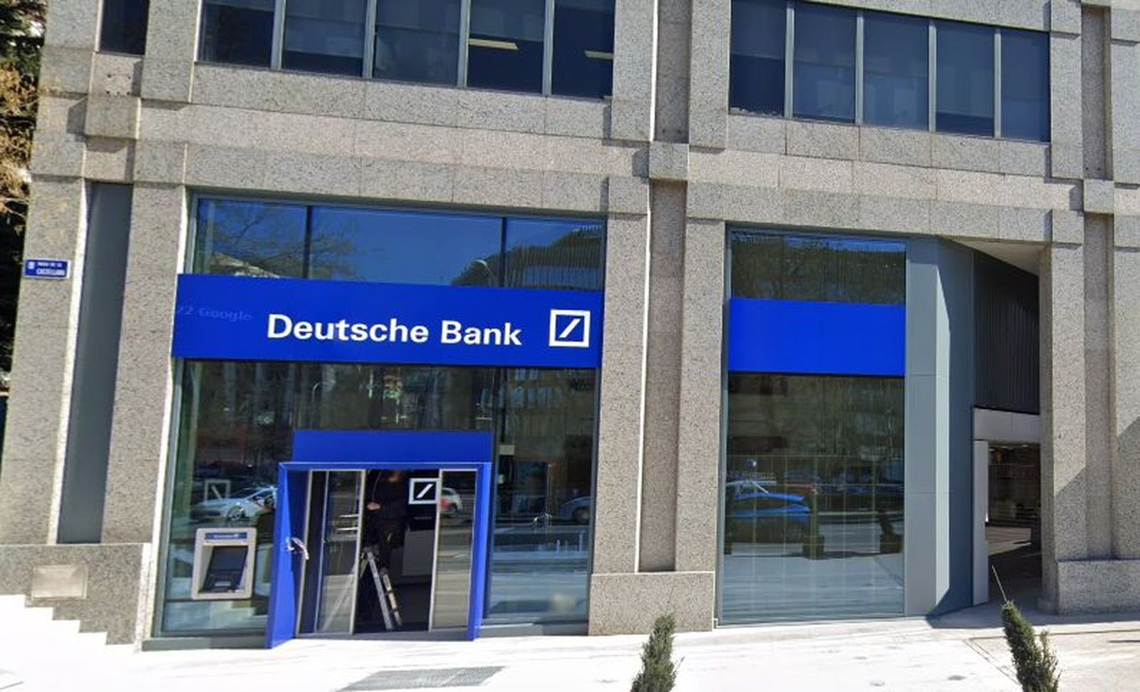 Oficina de Deutsche Bank en el Paseo de la Castellana de Madrid