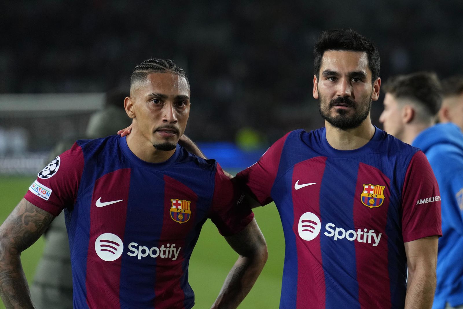 Raphinha y Gündogan