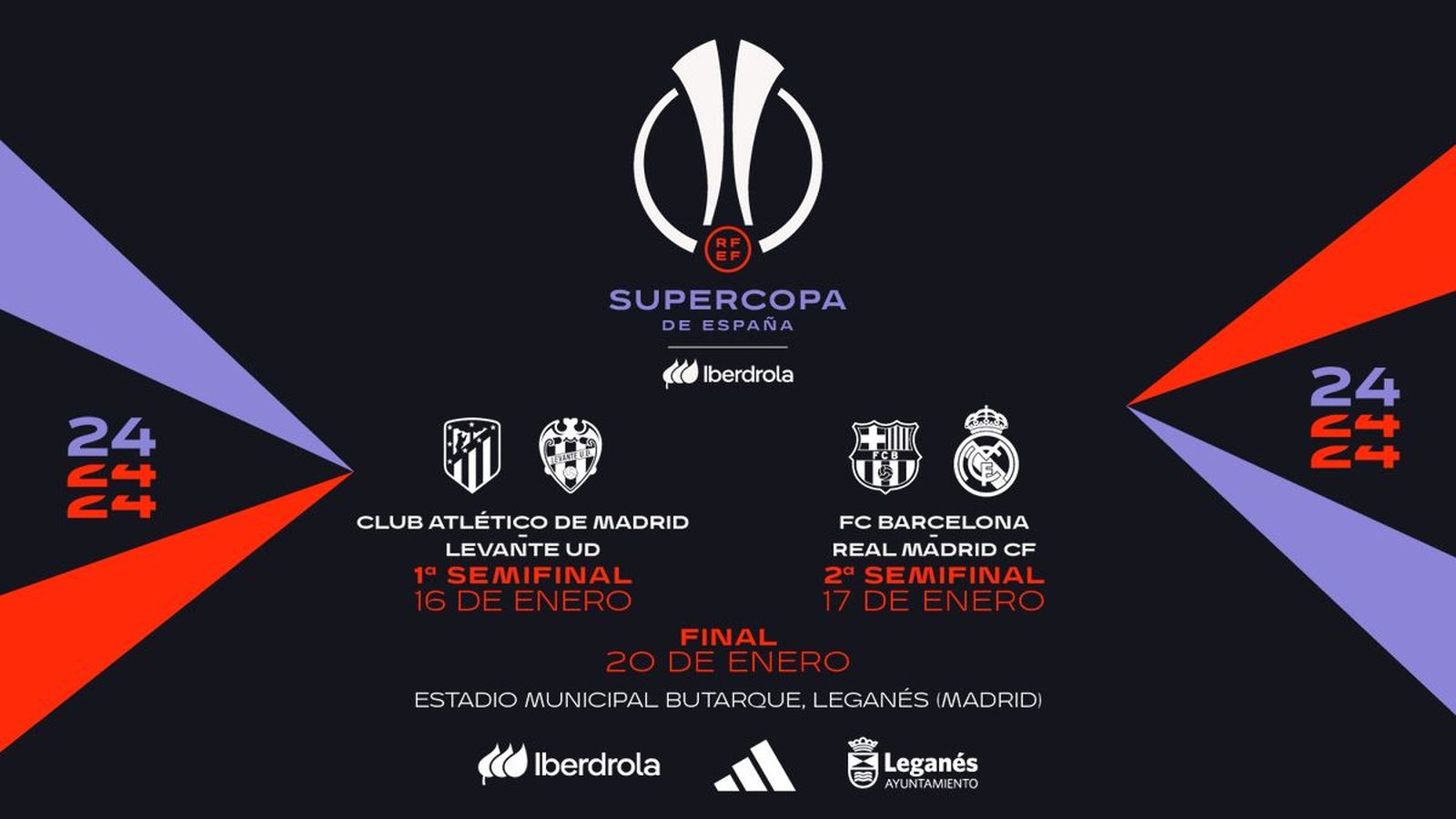 Cruces de la Supercopa femenina