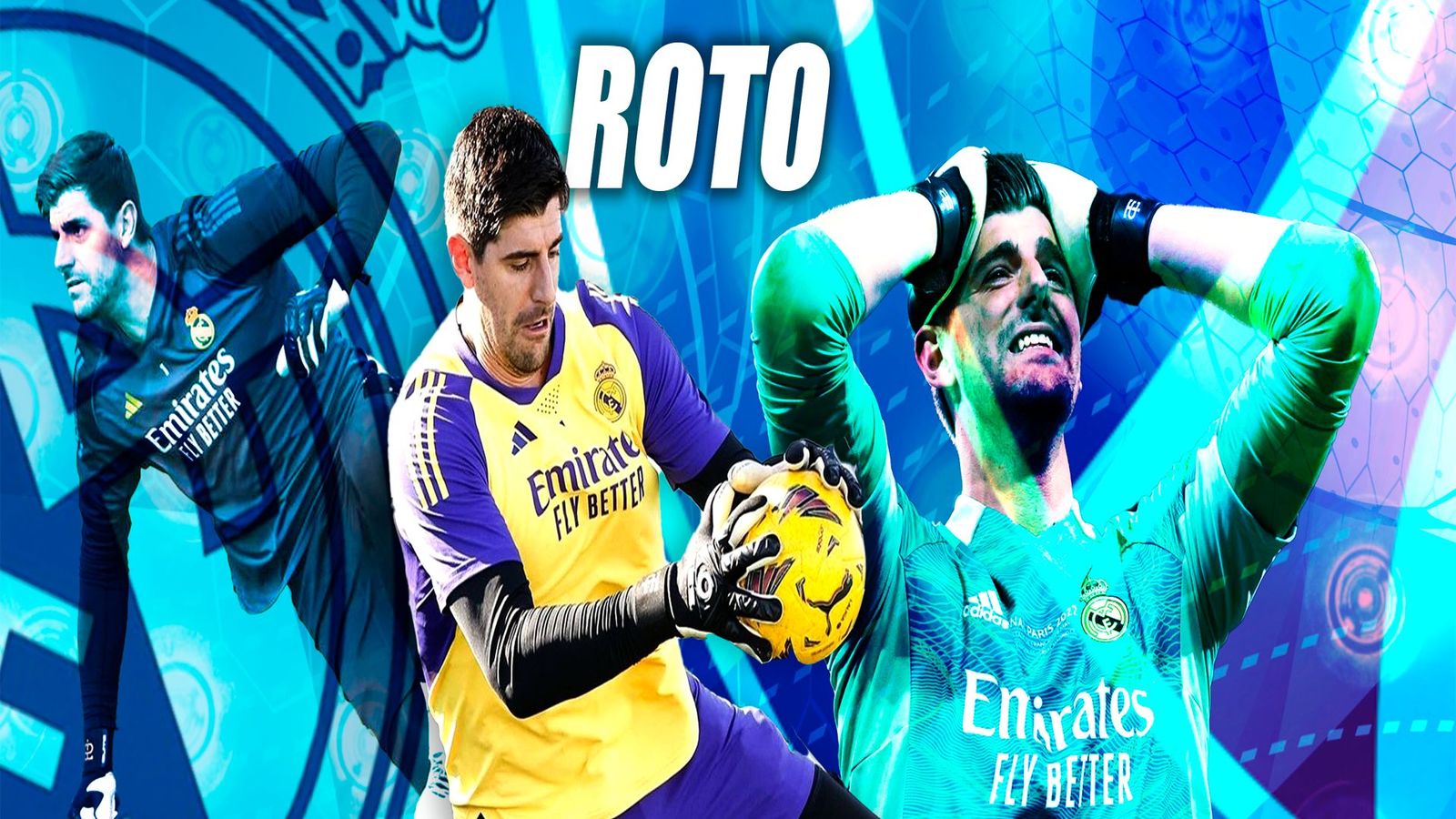 Courtois, operado del menisco