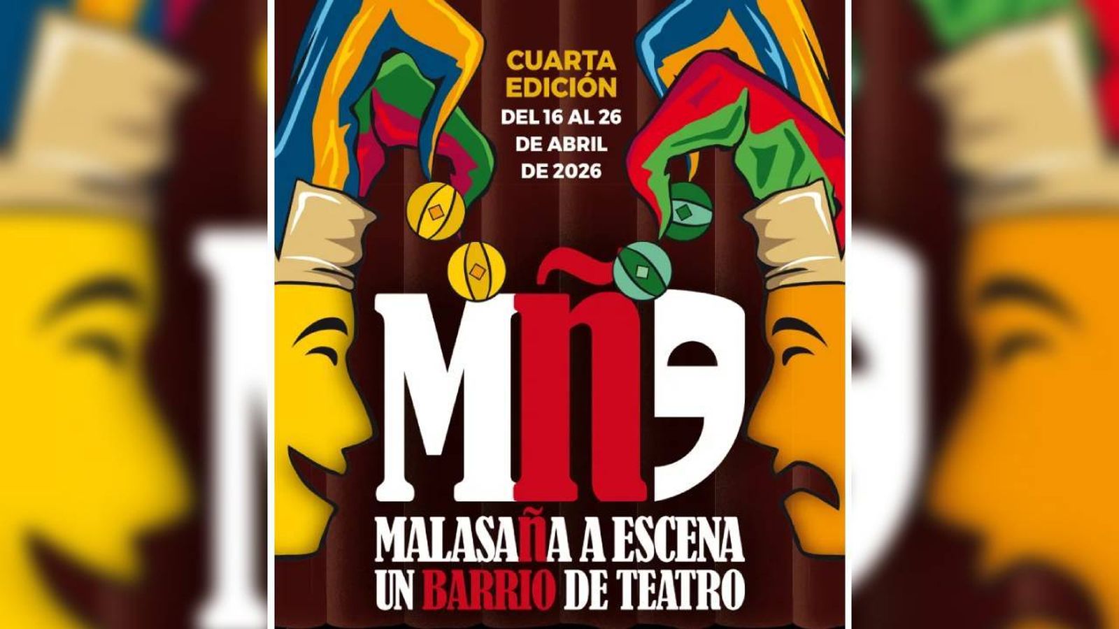 Cartel del Festival Malasaña a Escena