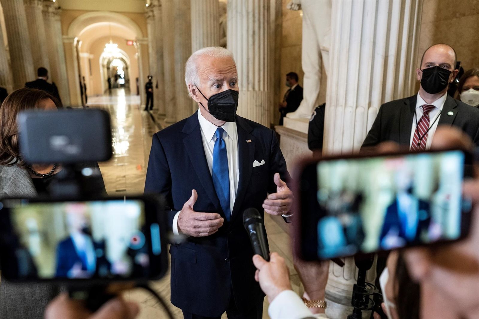 Biden culpa a Trump del asalto al capitolio