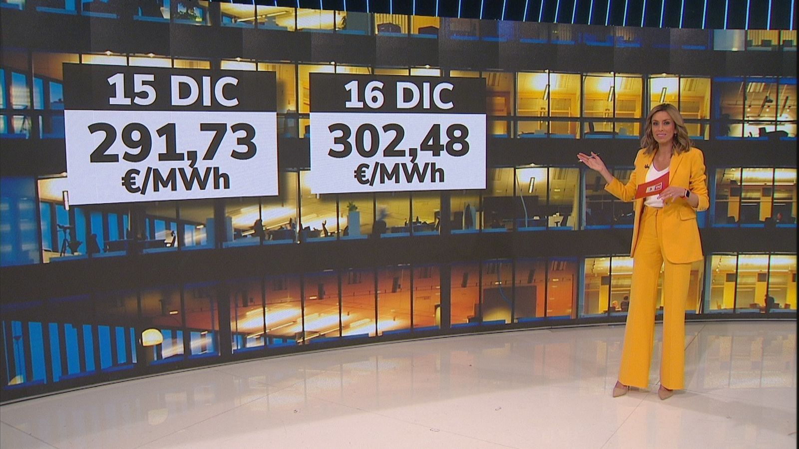 Este jueves, la luz vuelve a pulverizar todos los récords y rebasa el listón psicológico de los 300 euros