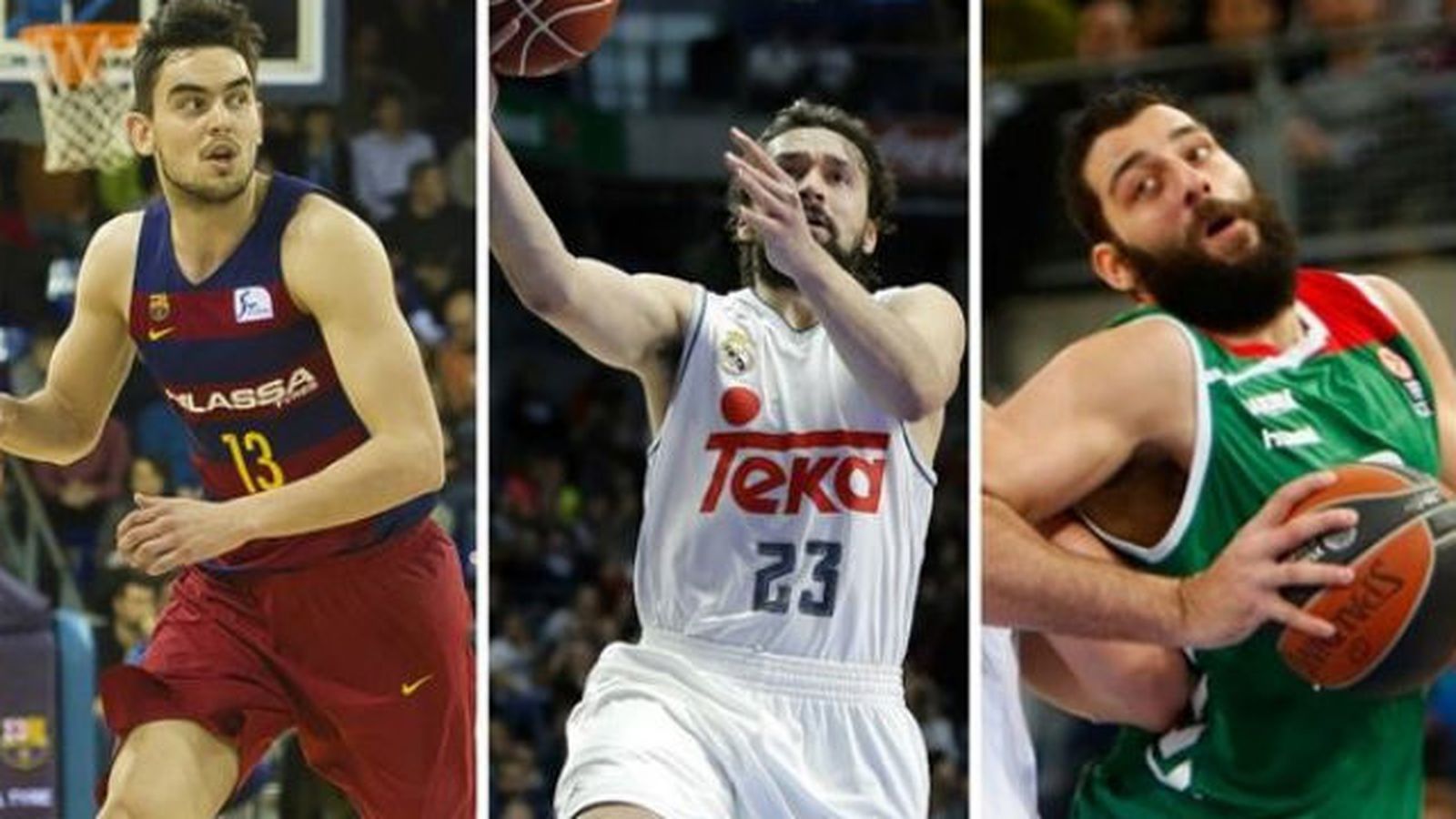 Barcelona, Real Madrid y Laboral Kutxa