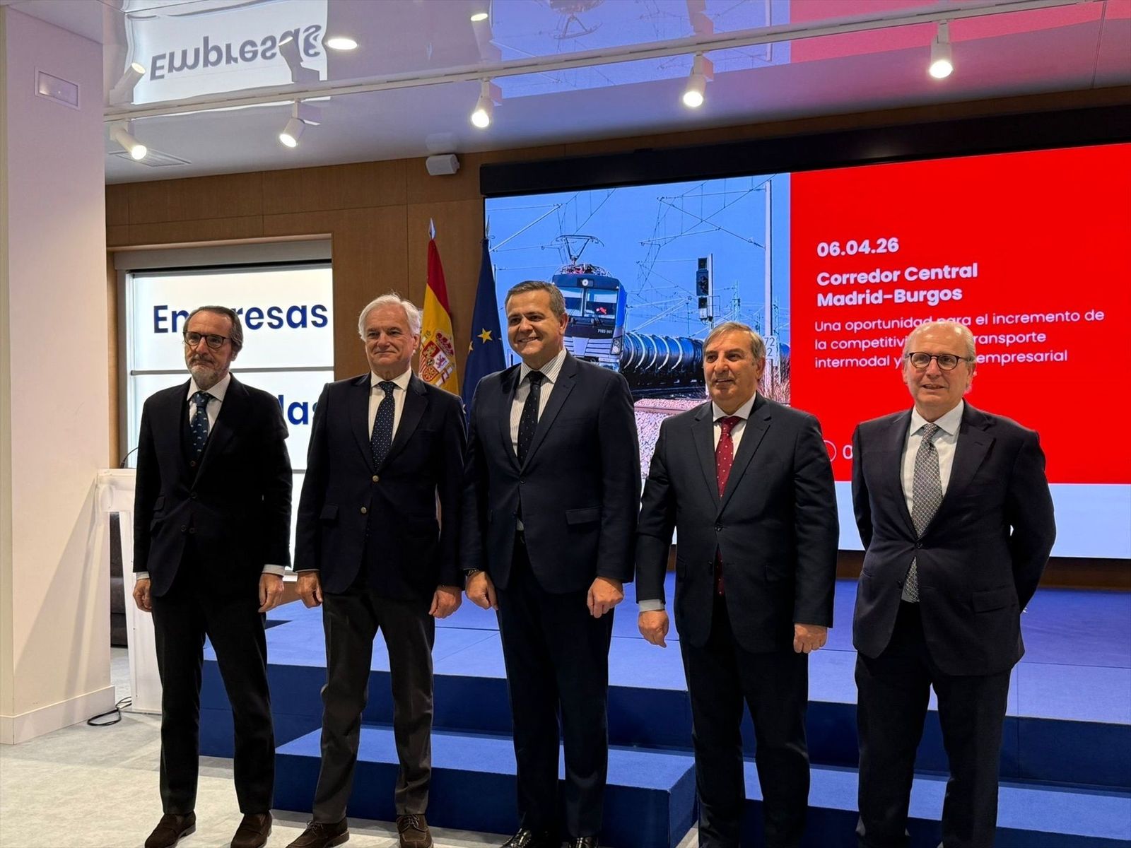 Los empresarios piden recuperar el corredor ferroviario Madrid – Burgos