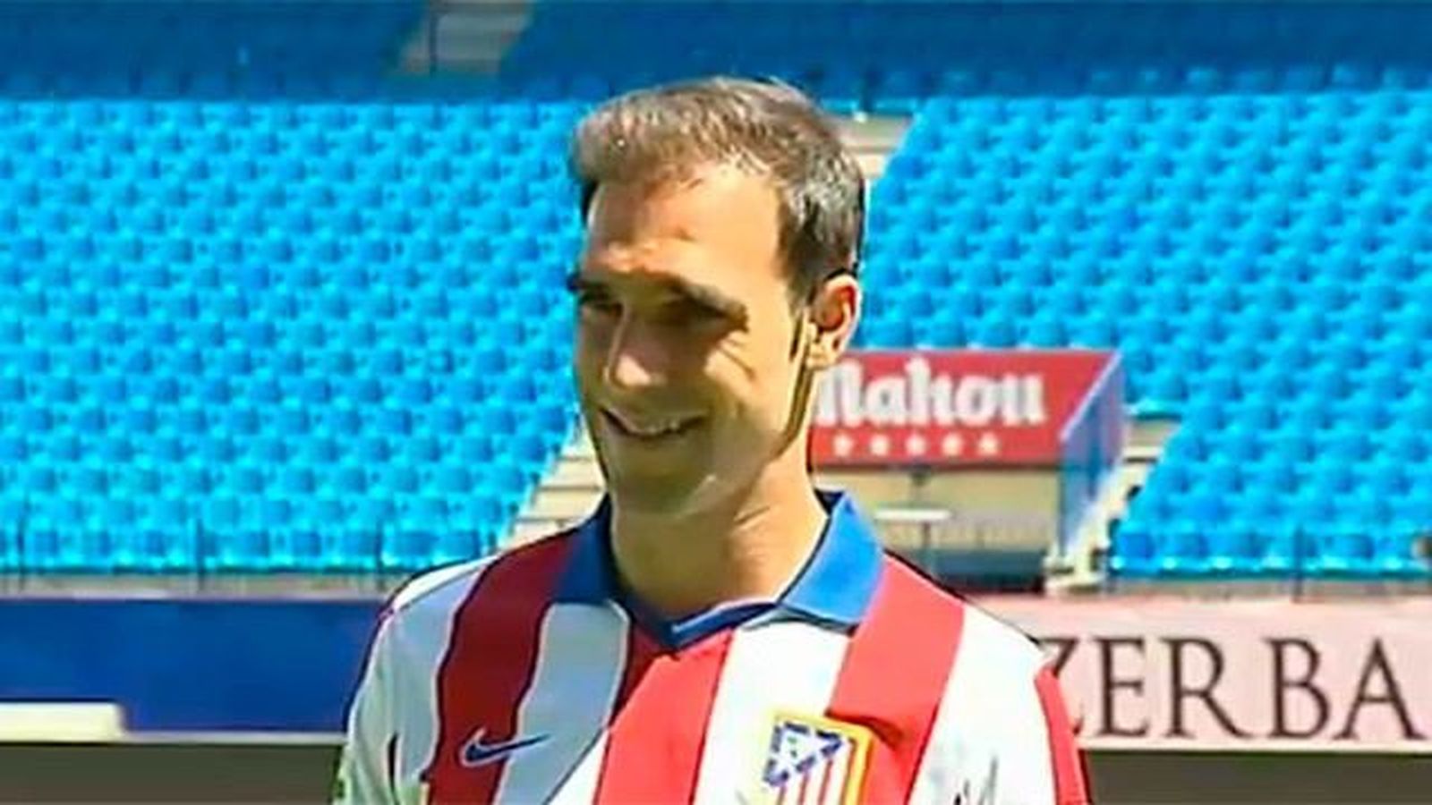 Jesús Gámez se presenta como jugador del Atlético de Madrid